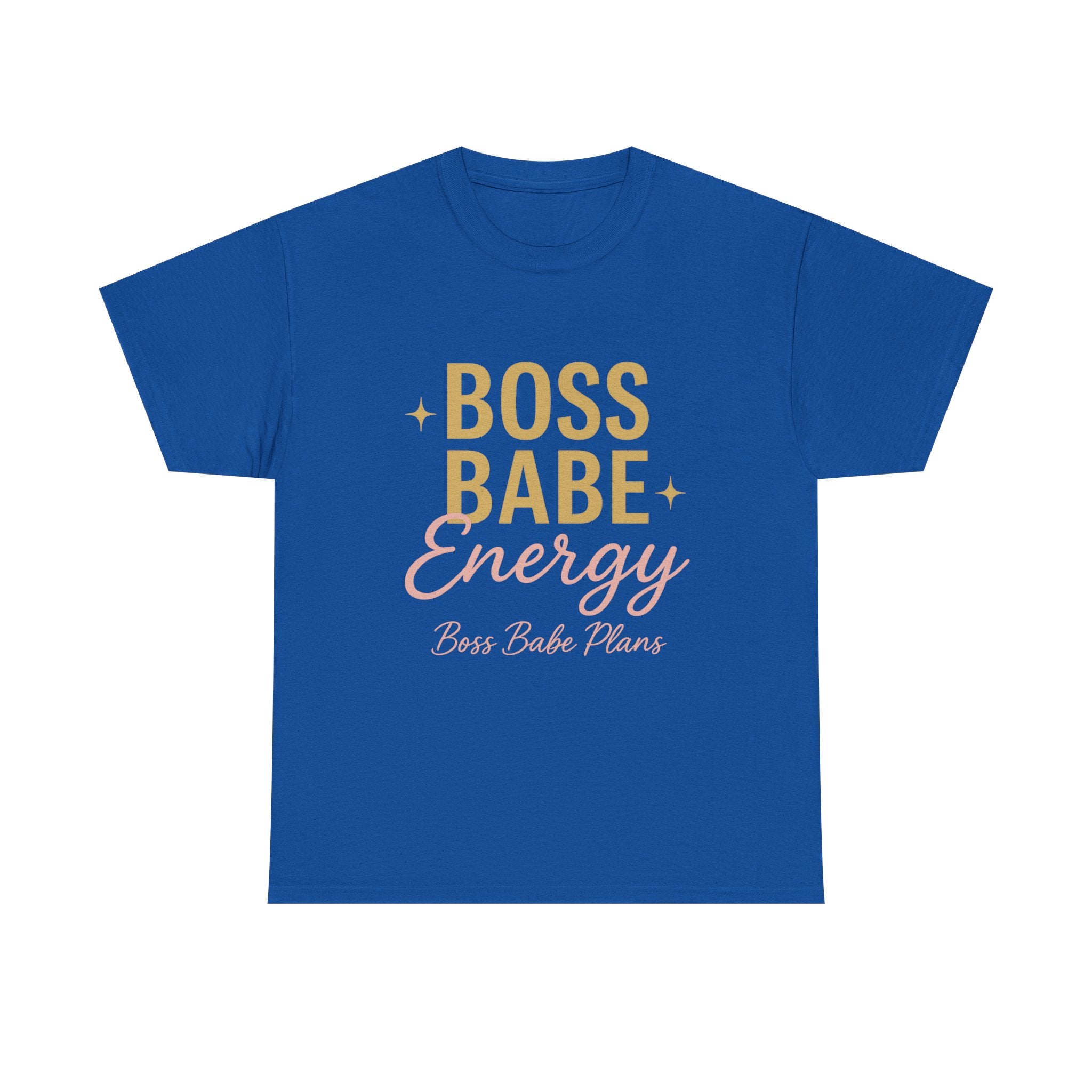 Boss Babe Plans Energy Unisex Cotton Tee