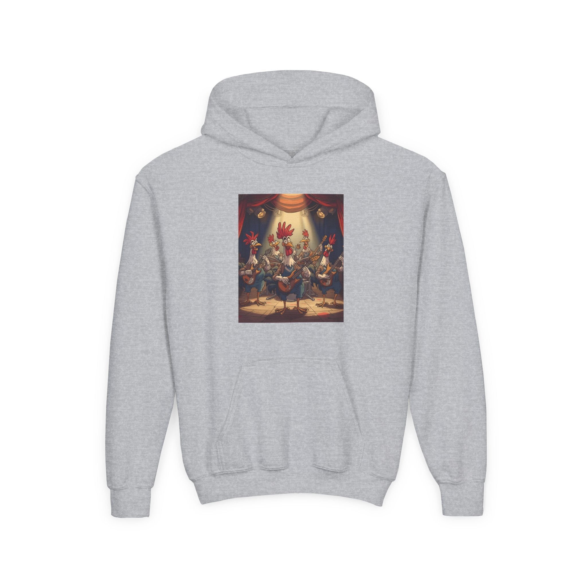 Chicken Funny Youth Heavy Blend Hooded Sweatshirt