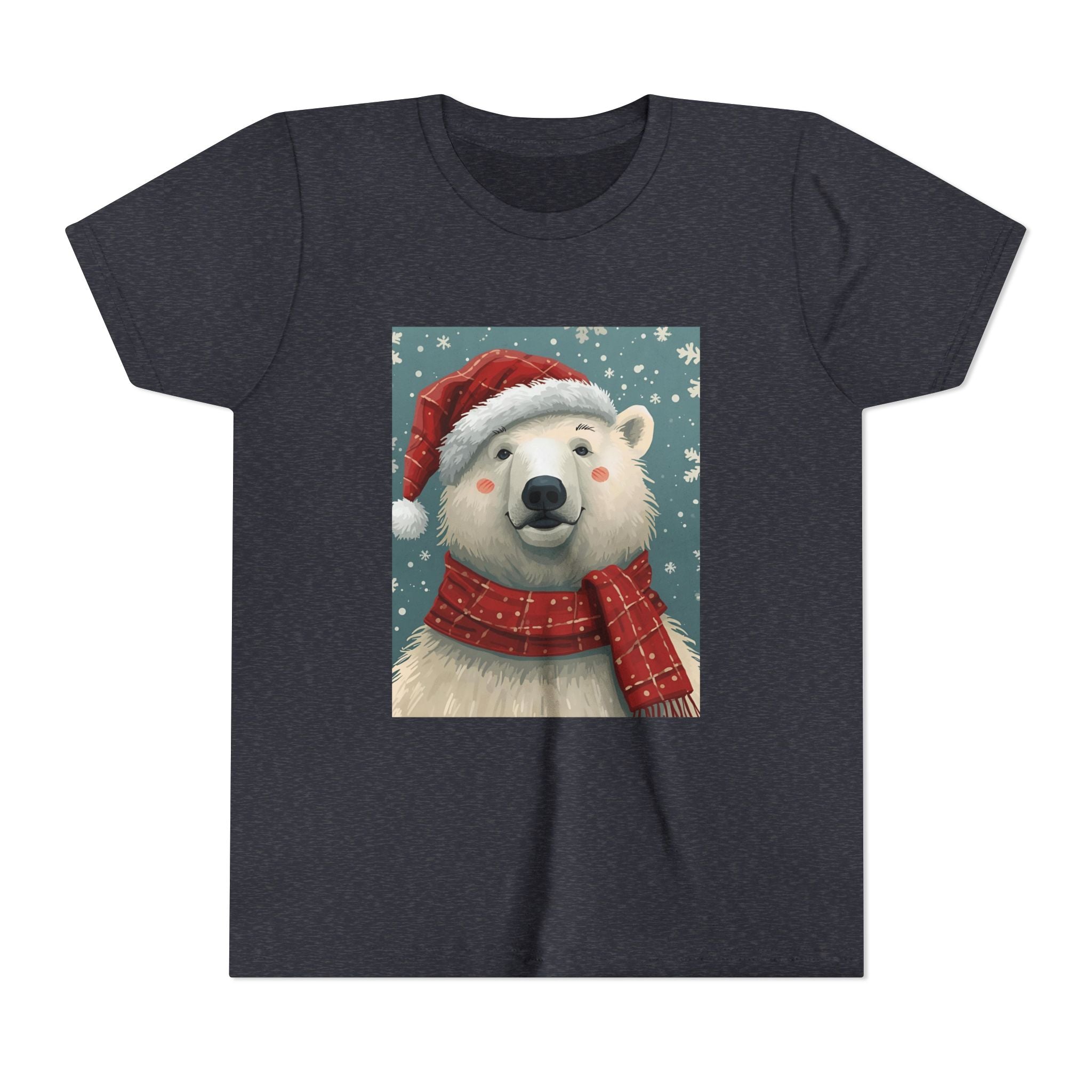 Christmas Bear Youth Short Sleeve Tee