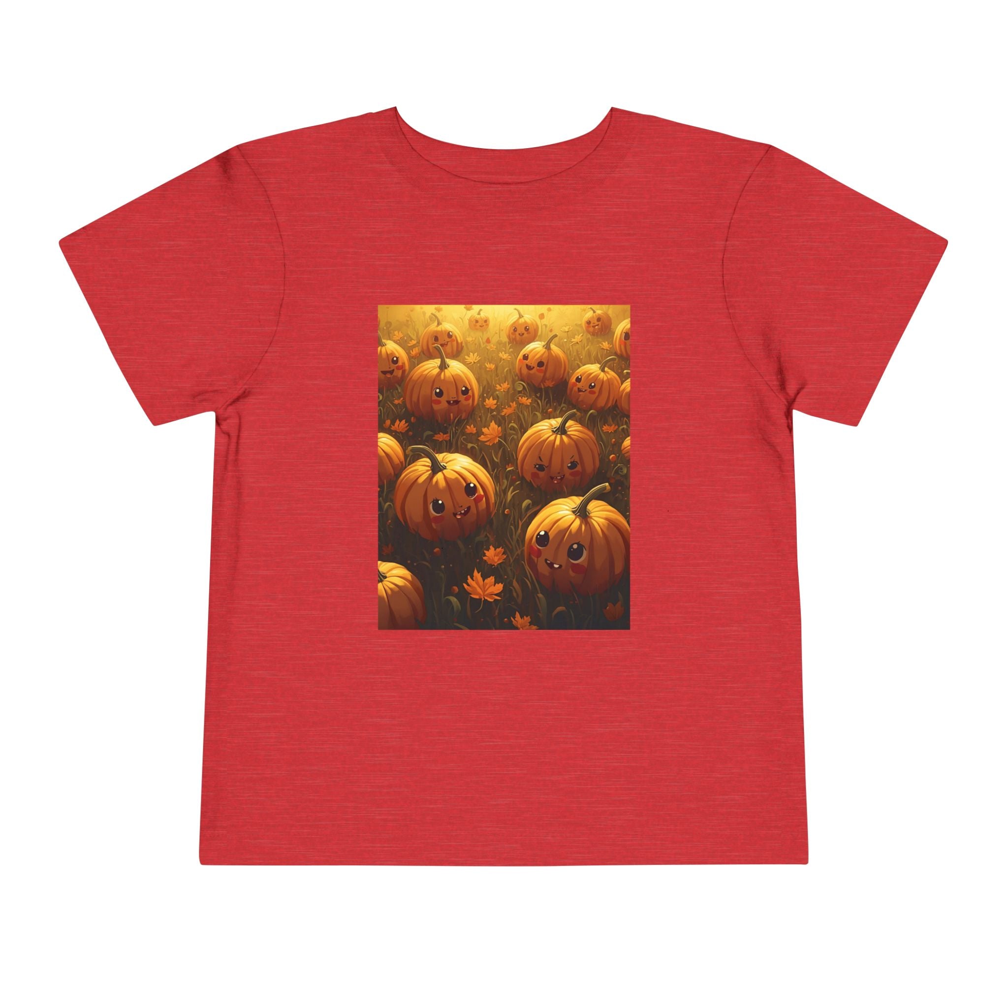 Pumpkin Halloween Toddler Tee - Cute Halloween Shirt, Fall Outfit, Pumpkin Lovers Gift, Kids Halloween Apparel, Toddler Party Tee