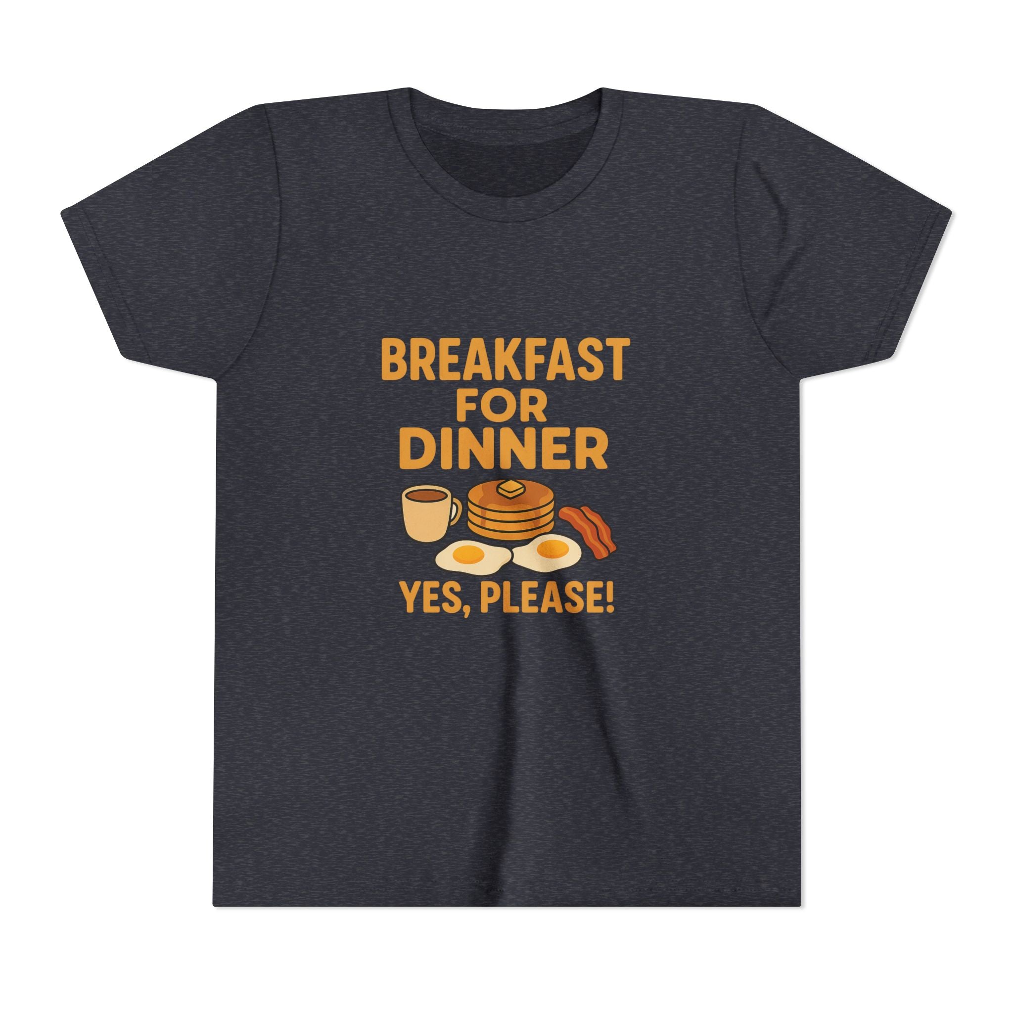 Breakfast For Dinner Youth Short Sleeve Tee