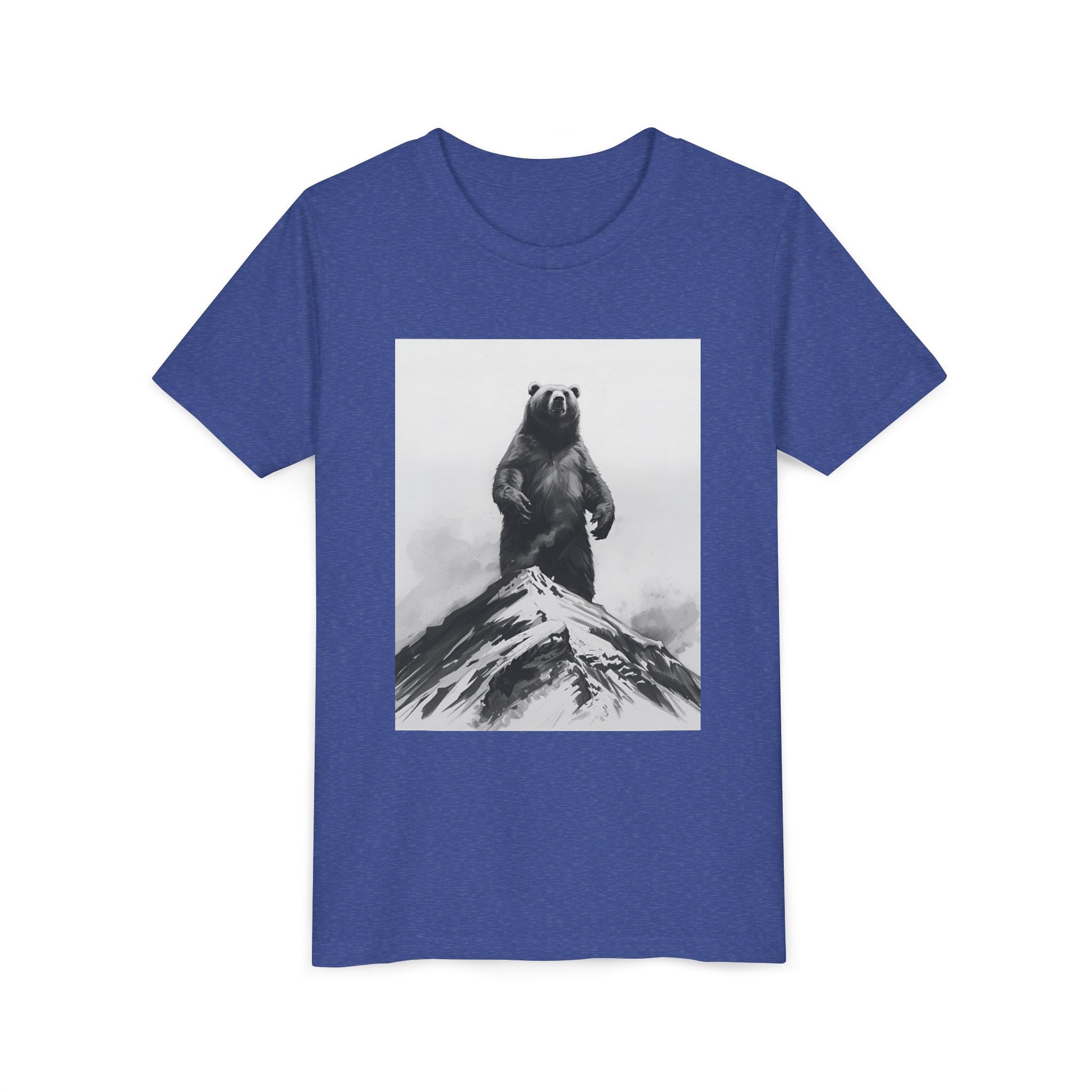 Bear Mountain Snow Youth Short Sleeve Tee
