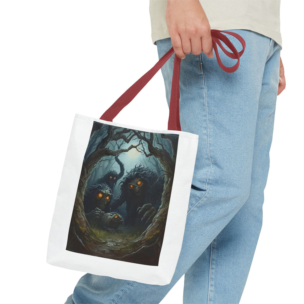Spooky Forest Creatures Tote Bag (AOP)