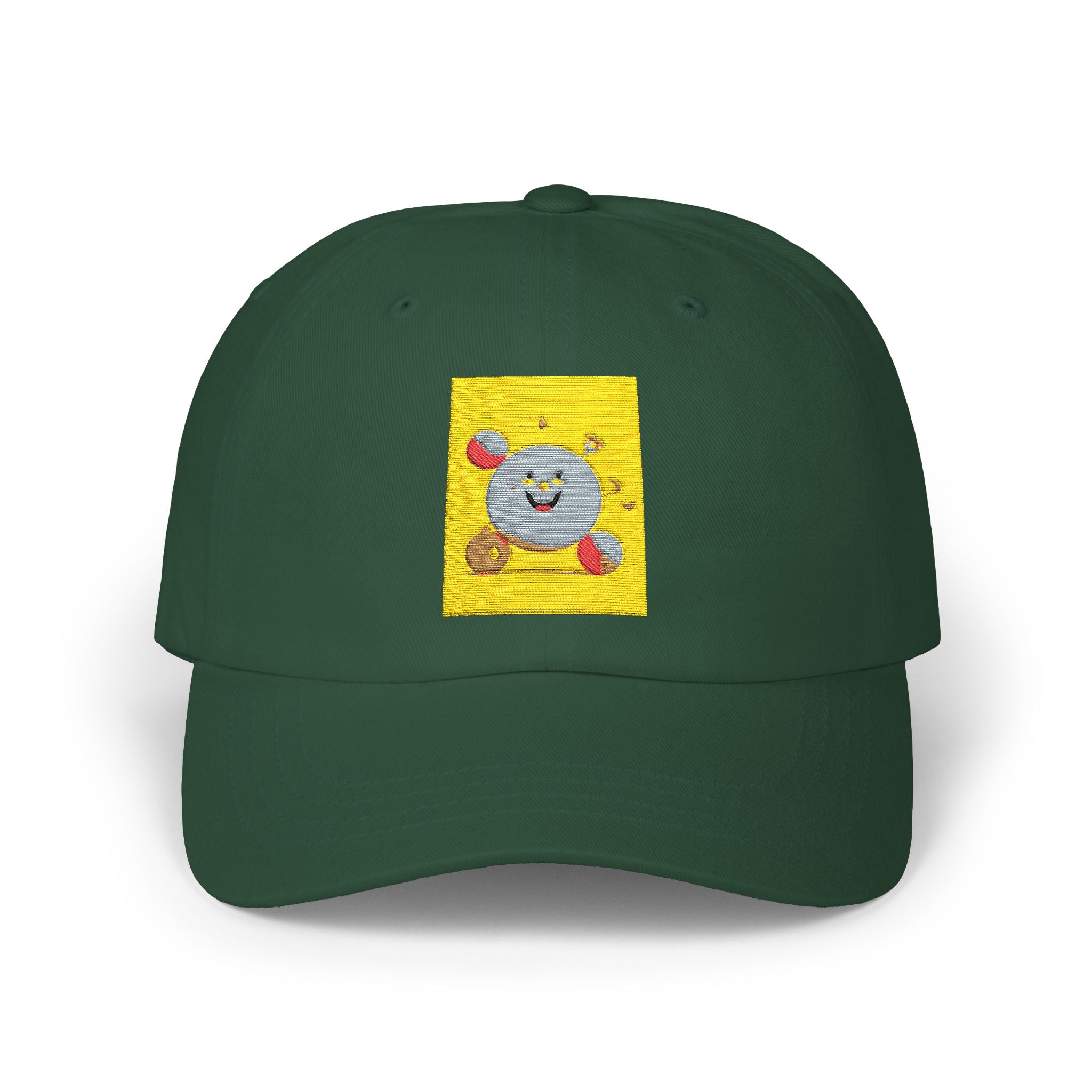 Whimsical Colorful Classic Dad Cap - Fun Vintage Embroidery, Ideal Gift for Father's Day, Casual Wear, Summer Outing, Unique Accessory