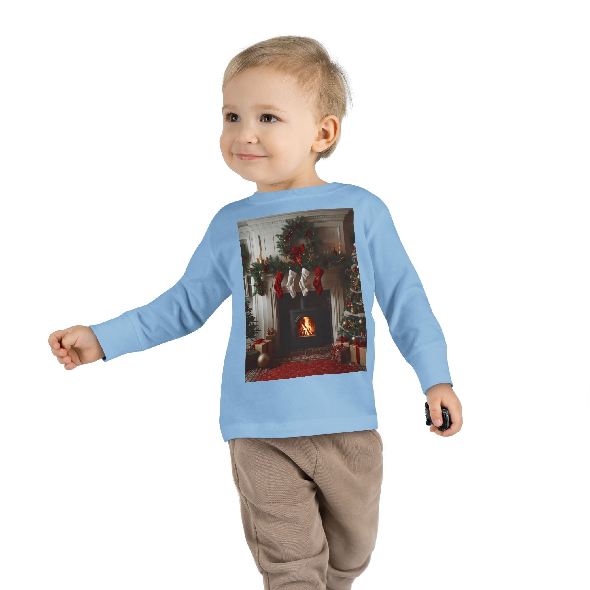 Cozy Christmas Toddler Long Sleeve Tee