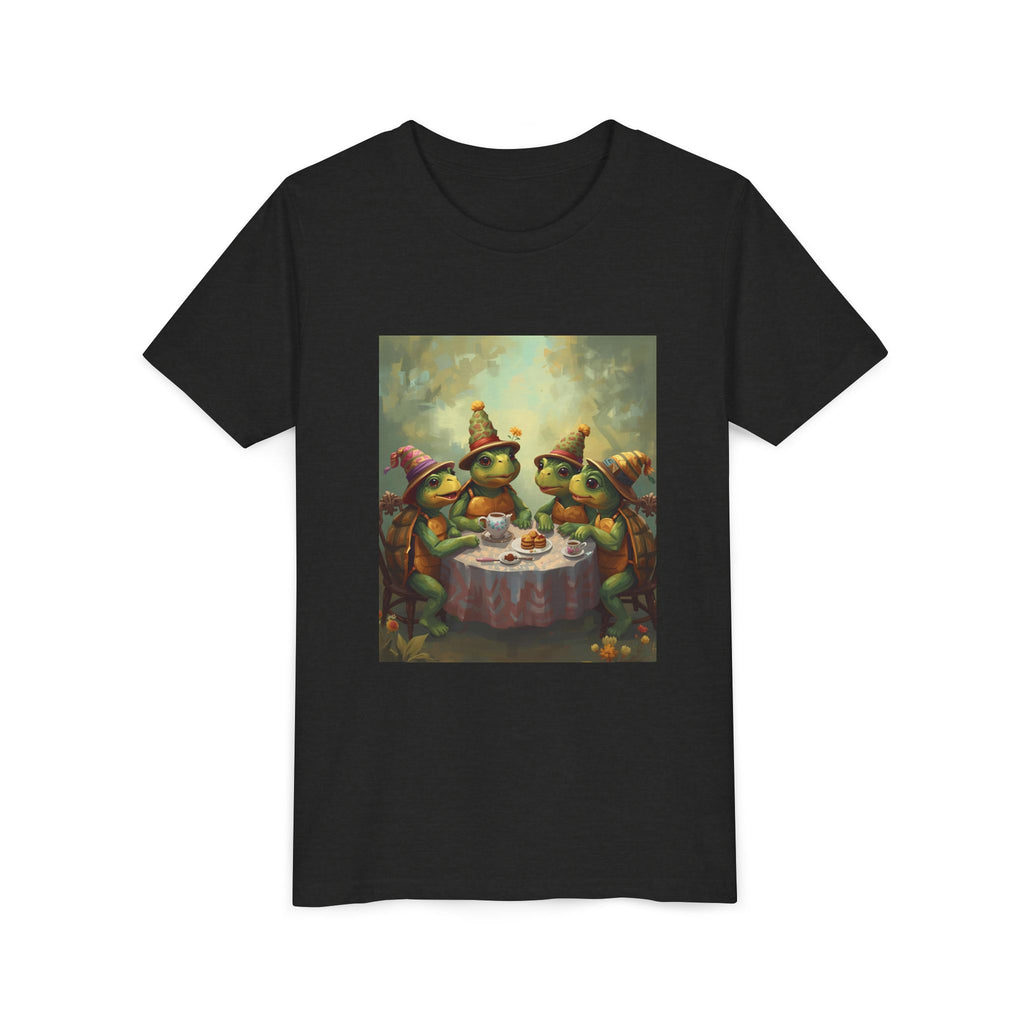 Whimsical Turtle Youth Short Sleeve Tee