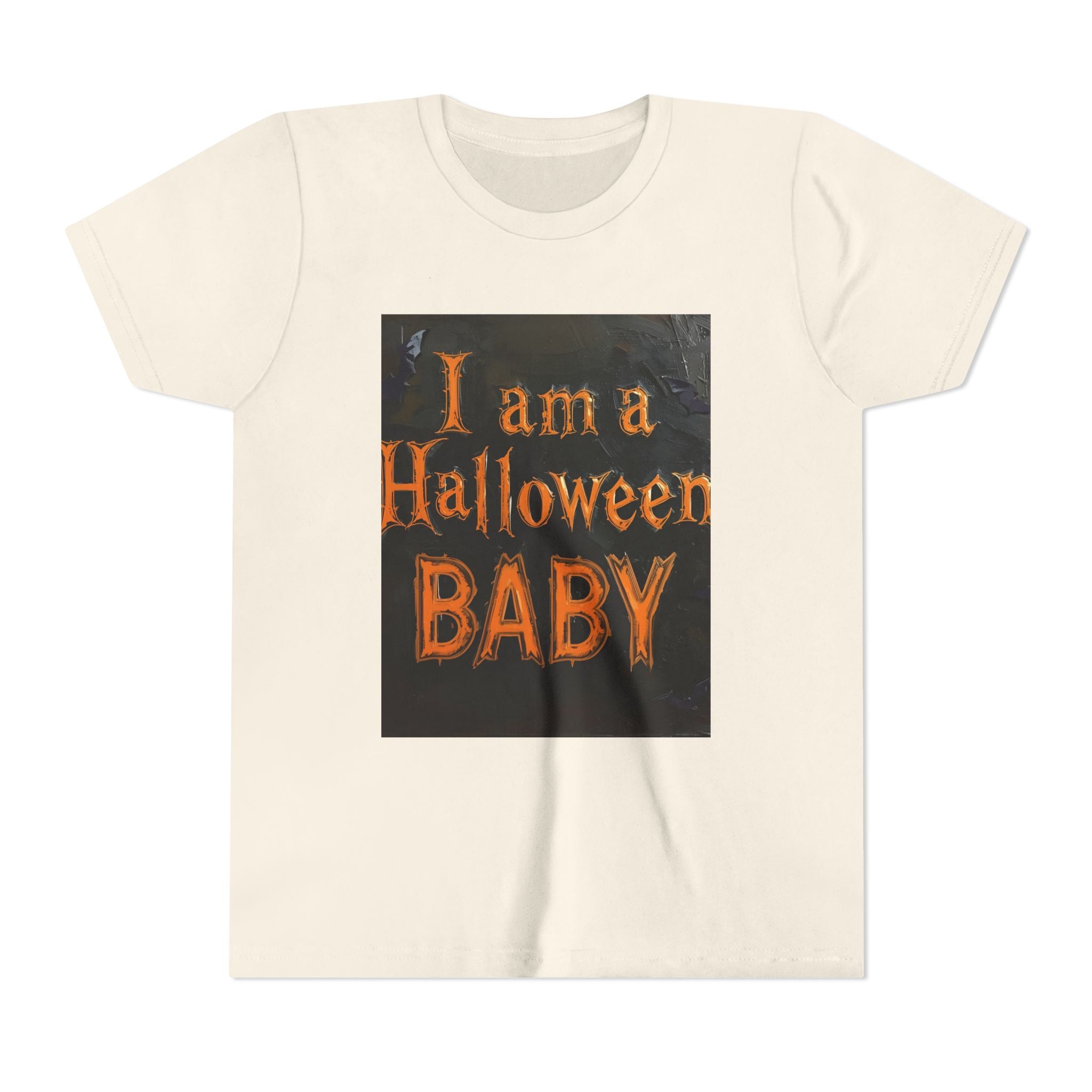 I Am A Halloween Baby Youth Short Sleeve Tee