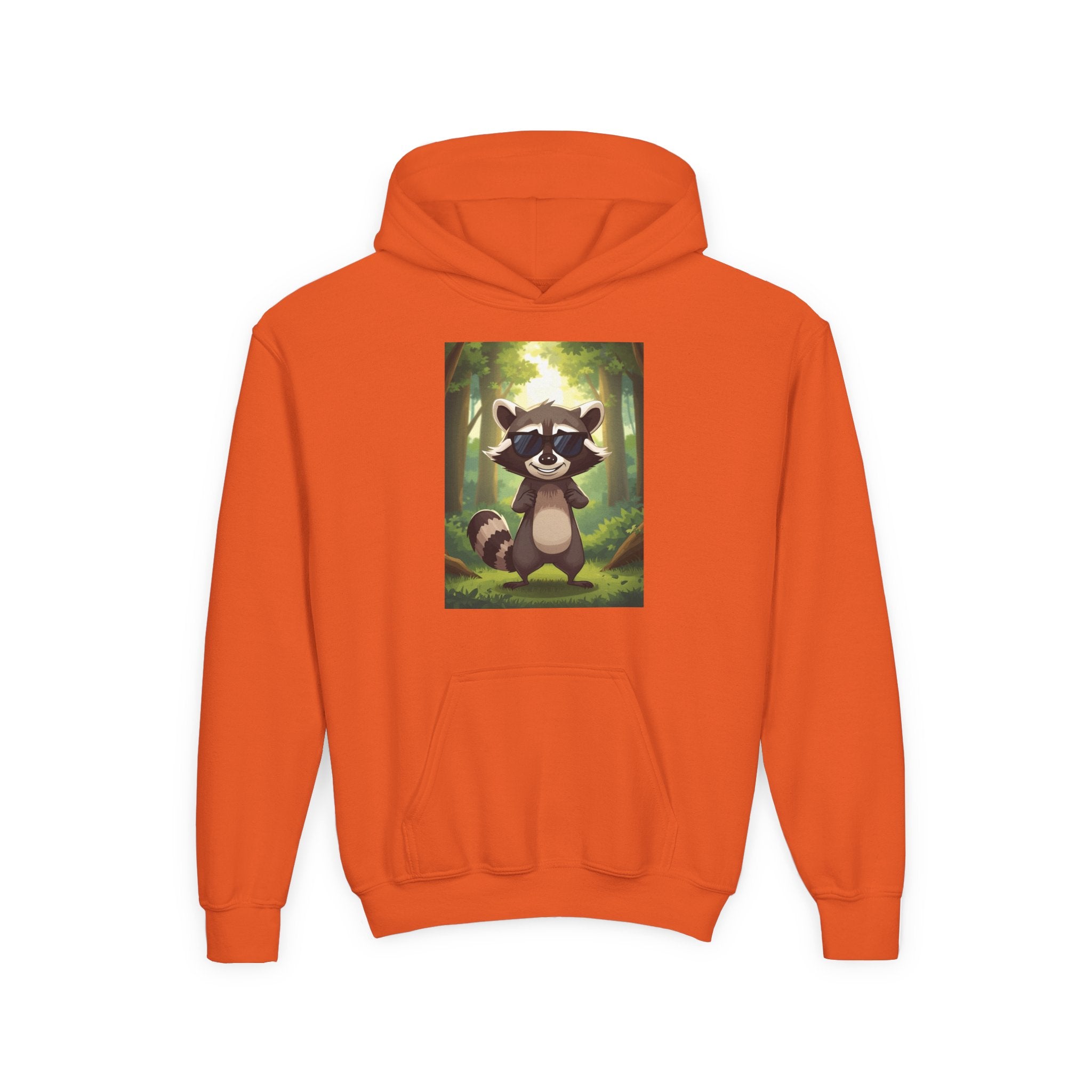 Raccoon Youth Heavy Blend Hooded Sweatshirt