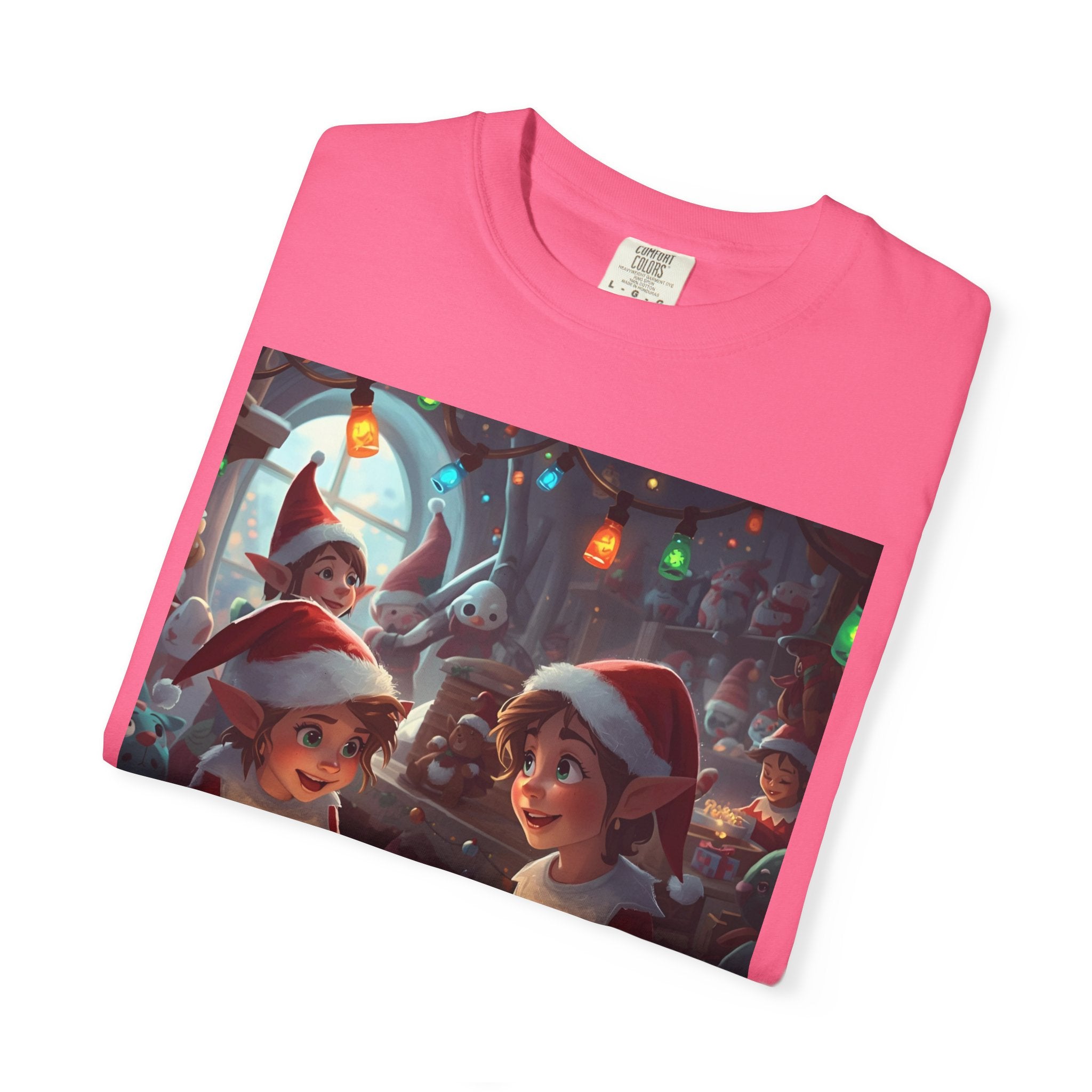 Christmas Elf T-shirt, Holiday Shirt, Unisex Tee, Festive Apparel, Gift for Her/Him, Family Matching Outfit