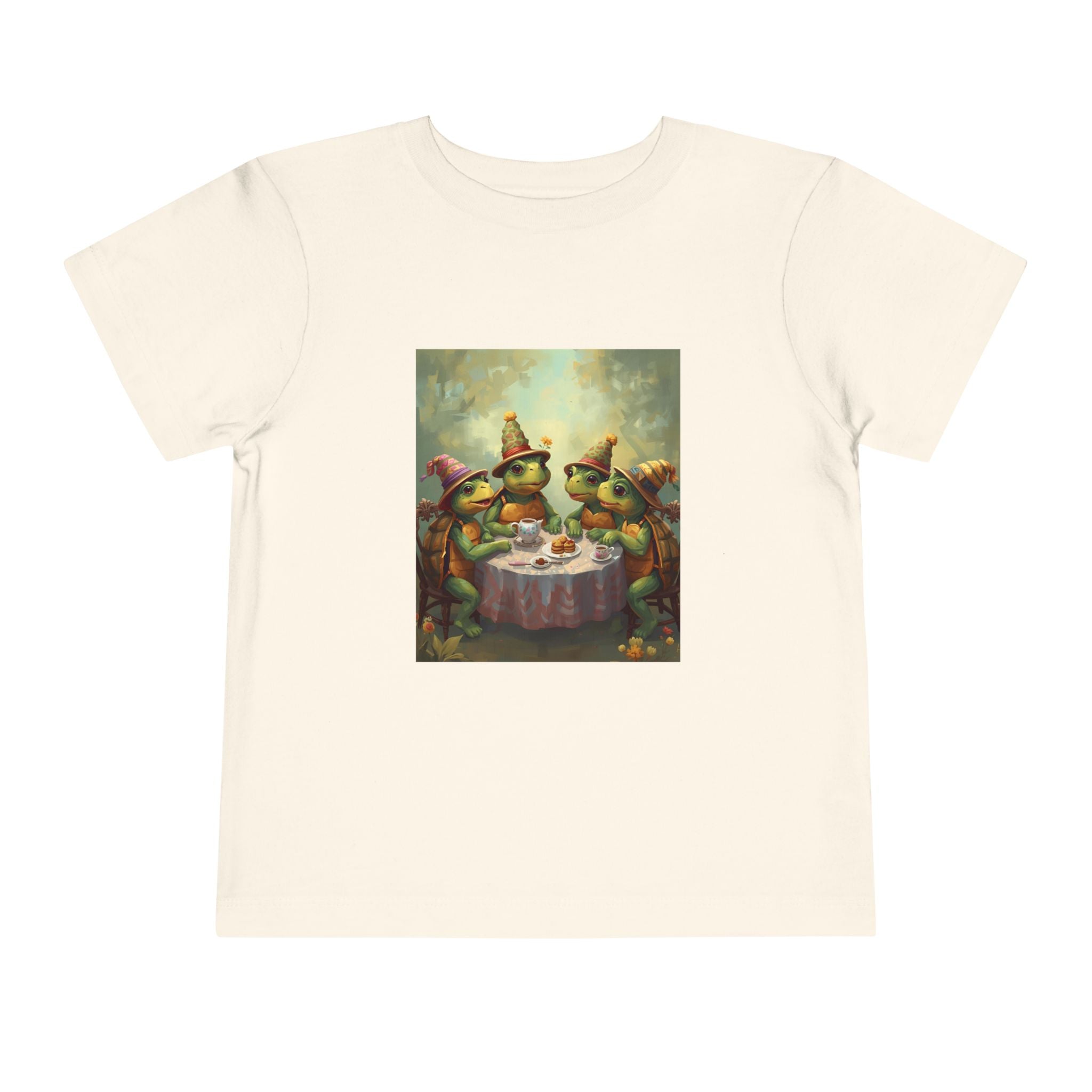 Whimsical Turtle Toddler Short Sleeve Tee