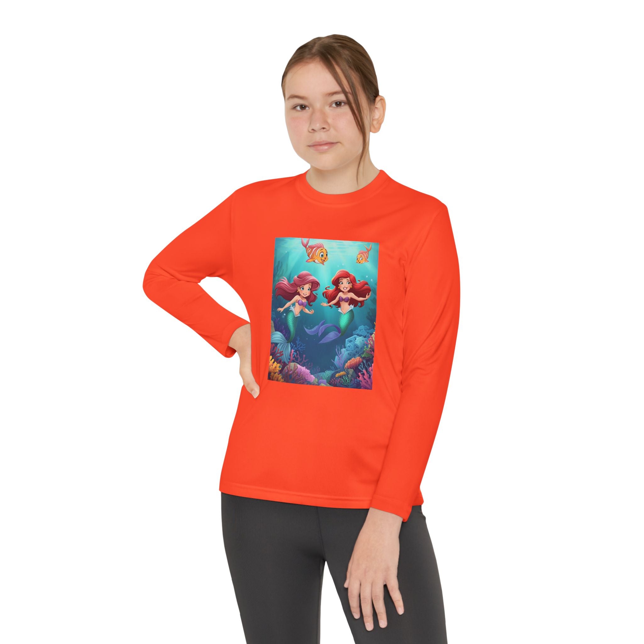 Mermaid Youth Long Sleeve Competitor Tee