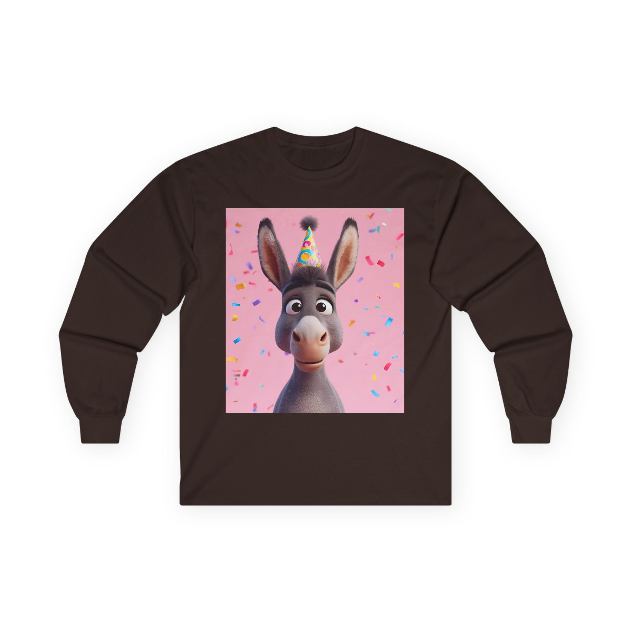 Donkey Birthday Unisex Ultra Cotton Long Sleeve Tee