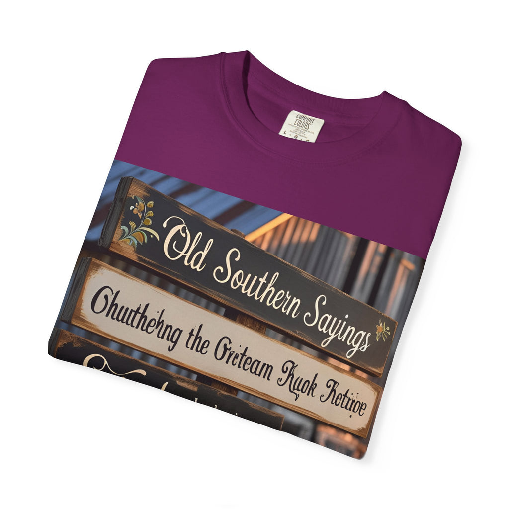 Old Southern Sayings Crossing Unisex T-shirt, Southern Pride Tee, Gift for Her/Him, Casual Wear, Vintage Style Shirt, Summer Wardrobe Essential