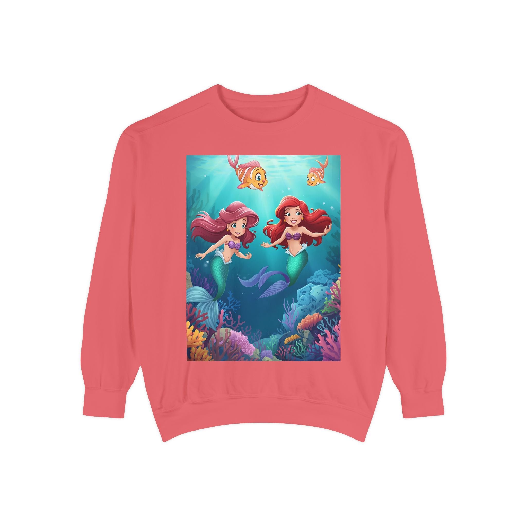 Mermaid Unisex Garment-Dyed Sweatshirt