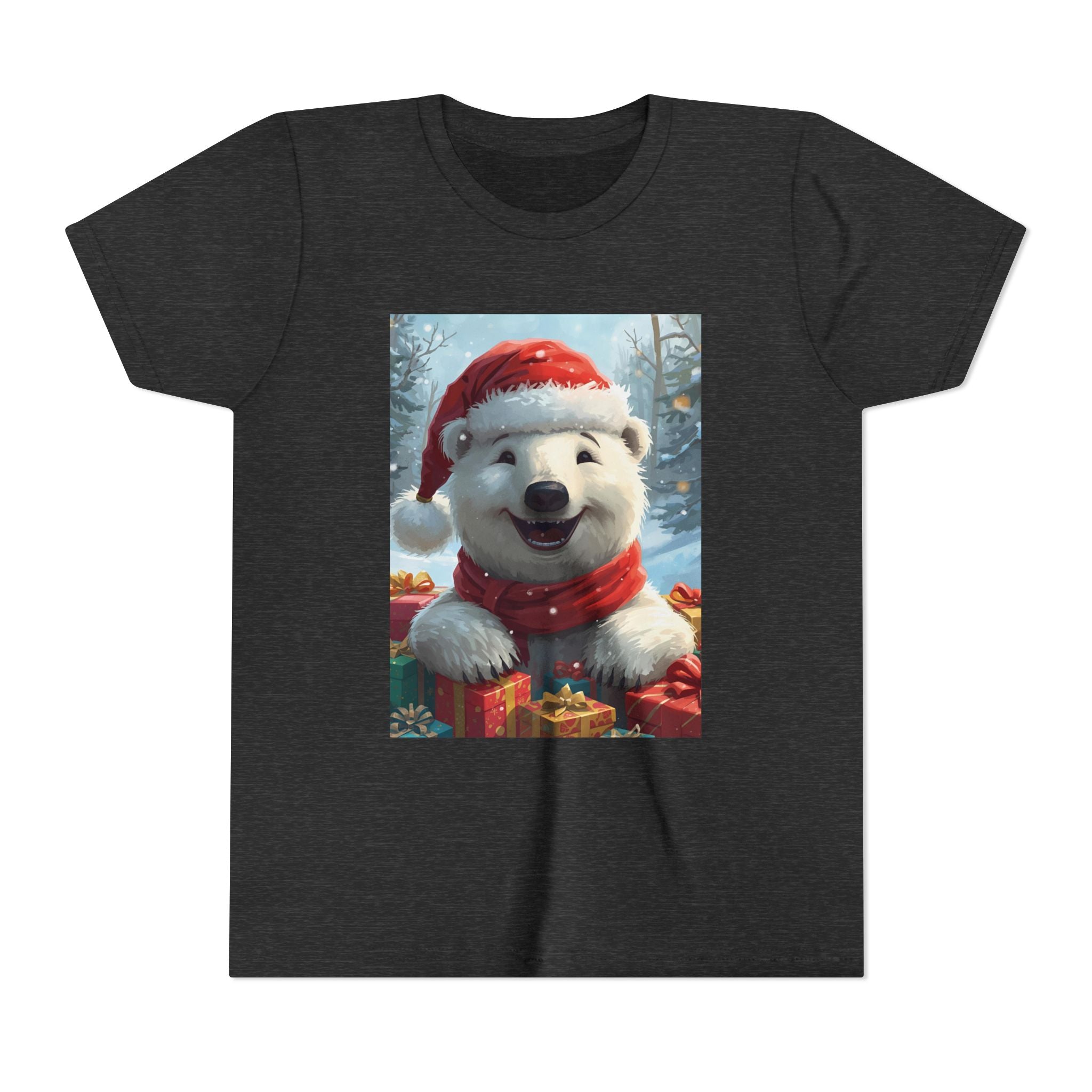 Christmas Bear Youth Short Sleeve Tee