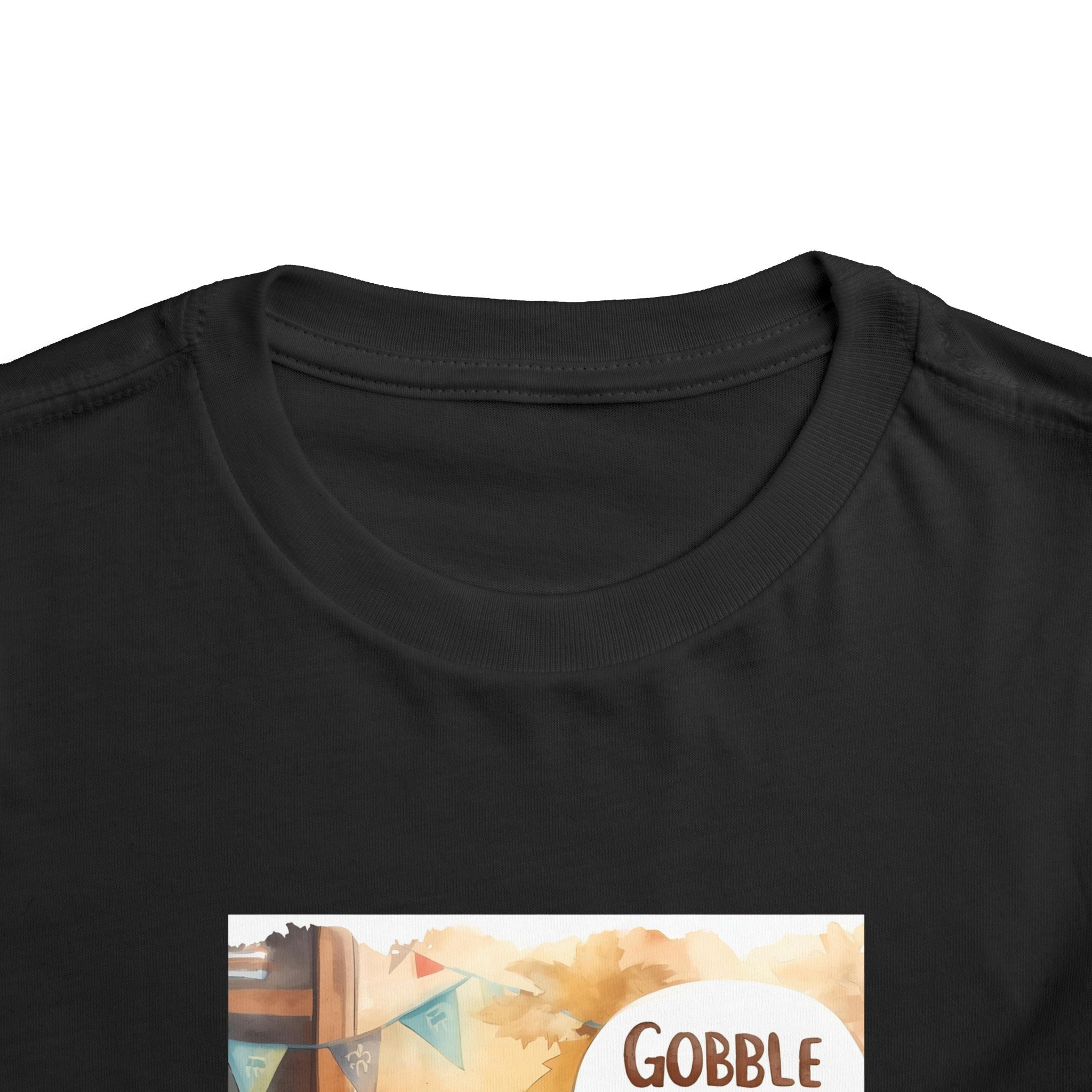 Thanksgiving Turkey Toddler Short Sleeve Tee
