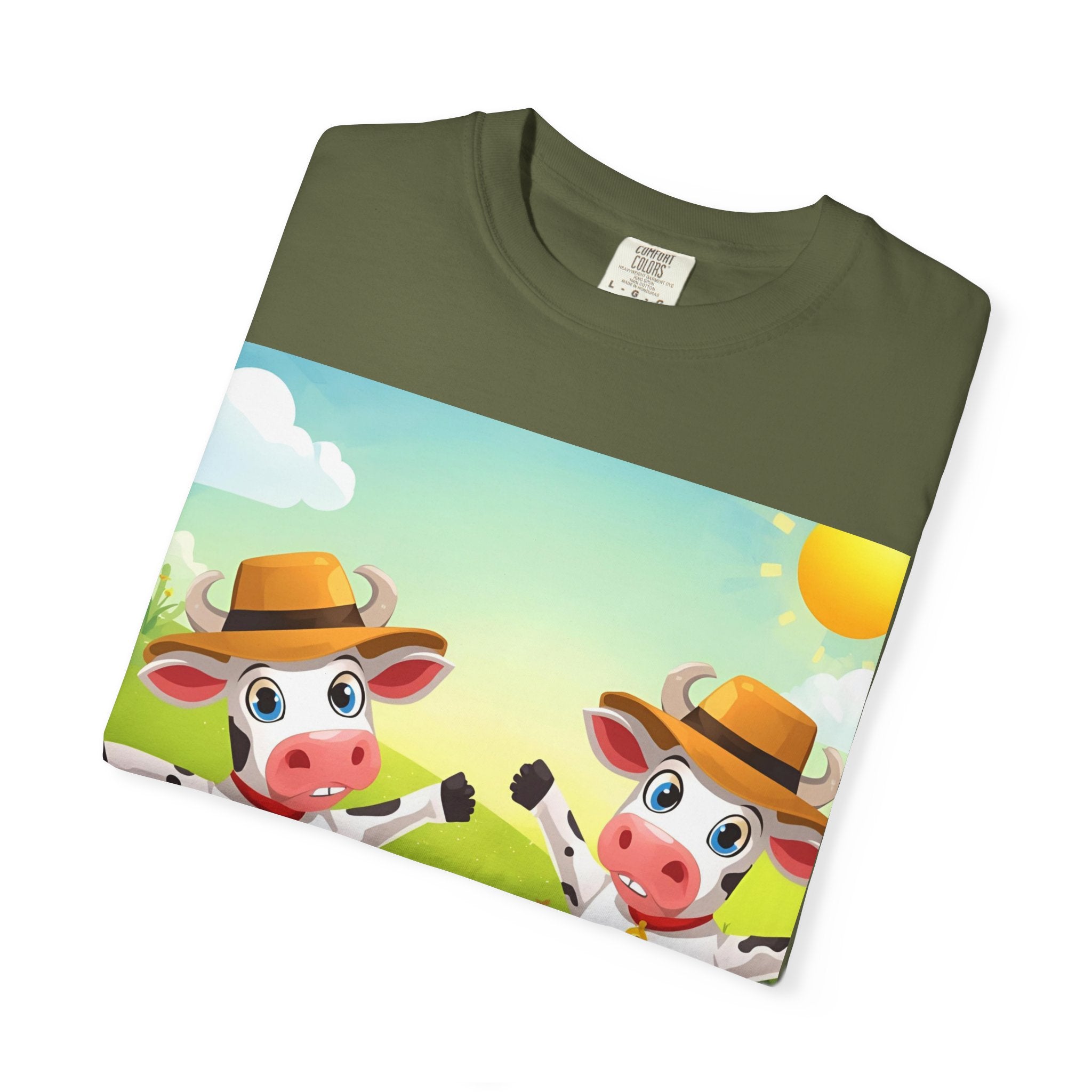Cute Cow Fun Farm Playful Cow Graphic T-Shirt, Fun Tee for Kids, Animal Lovers, Farm Life, Casual Wear, Summer Vibes, Birthday Gift
