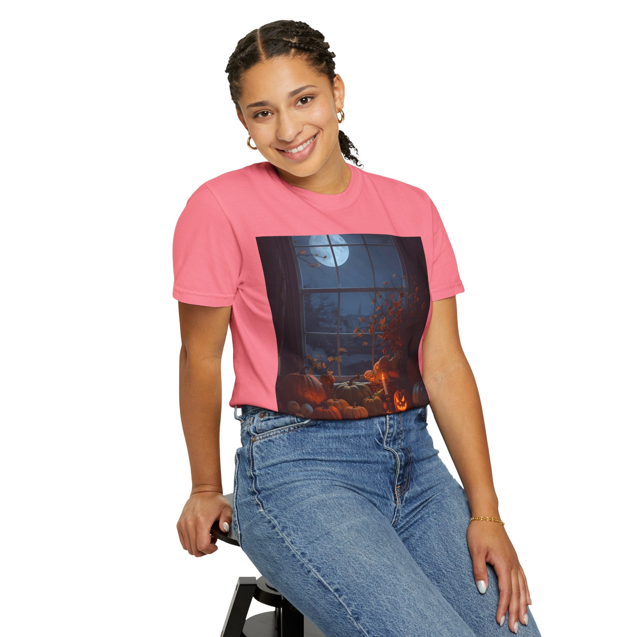 Cozy Halloween Tee, Fall Graphic Shirt, Pumpkin Patch T-Shirt, Spooky Season Apparel, Unisex Autumn Top