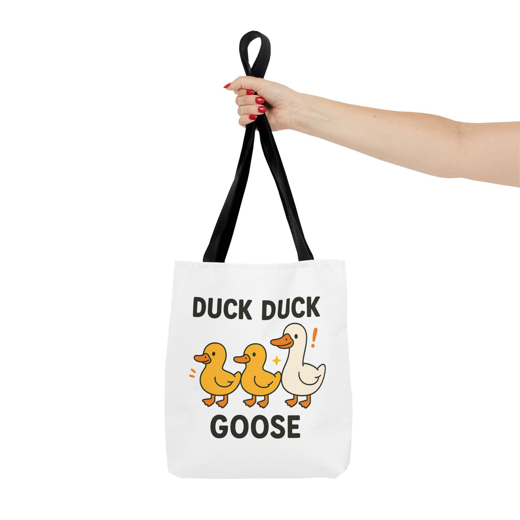Playful Duck Duck Goose Tote Bag