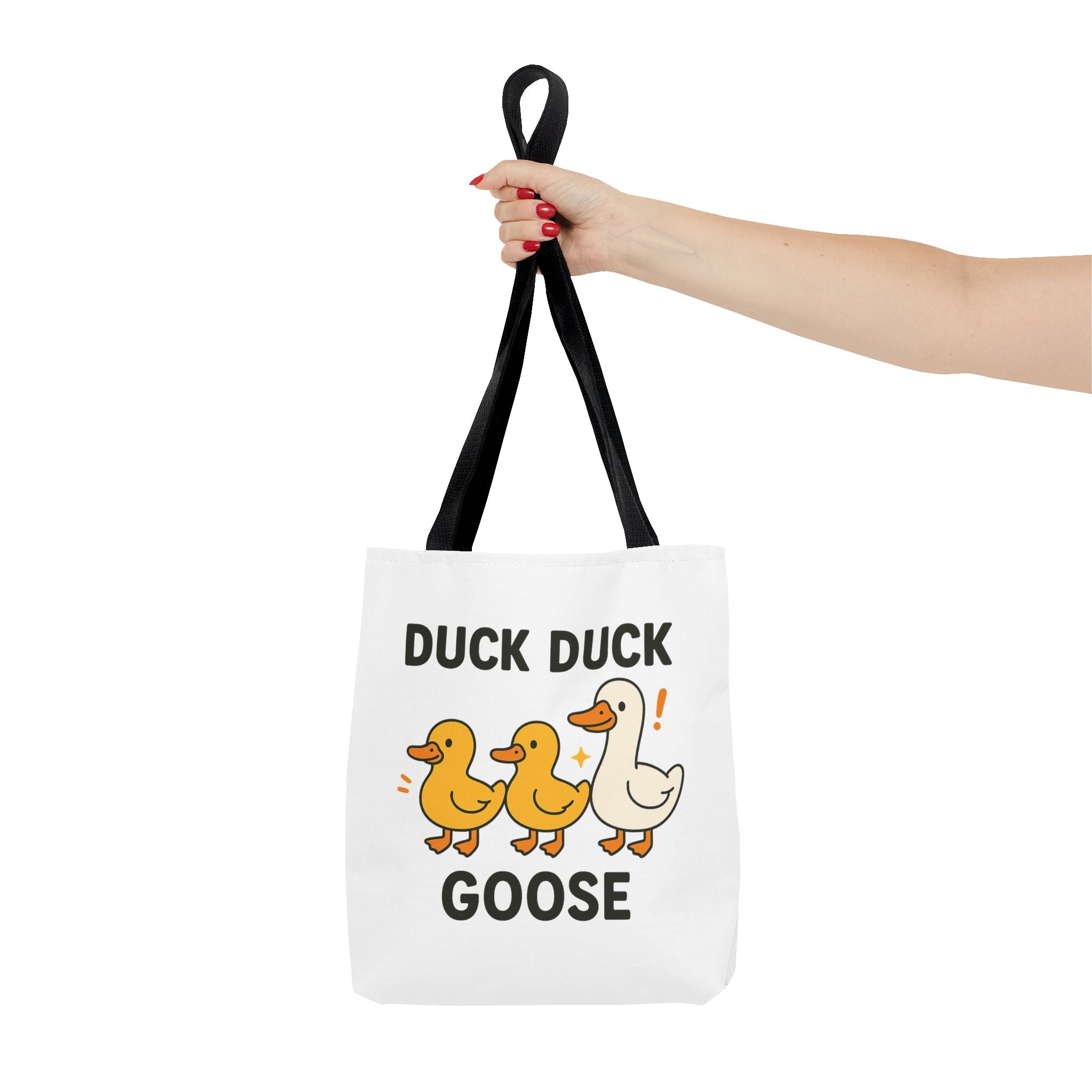Playful Duck Duck Goose Tote Bag