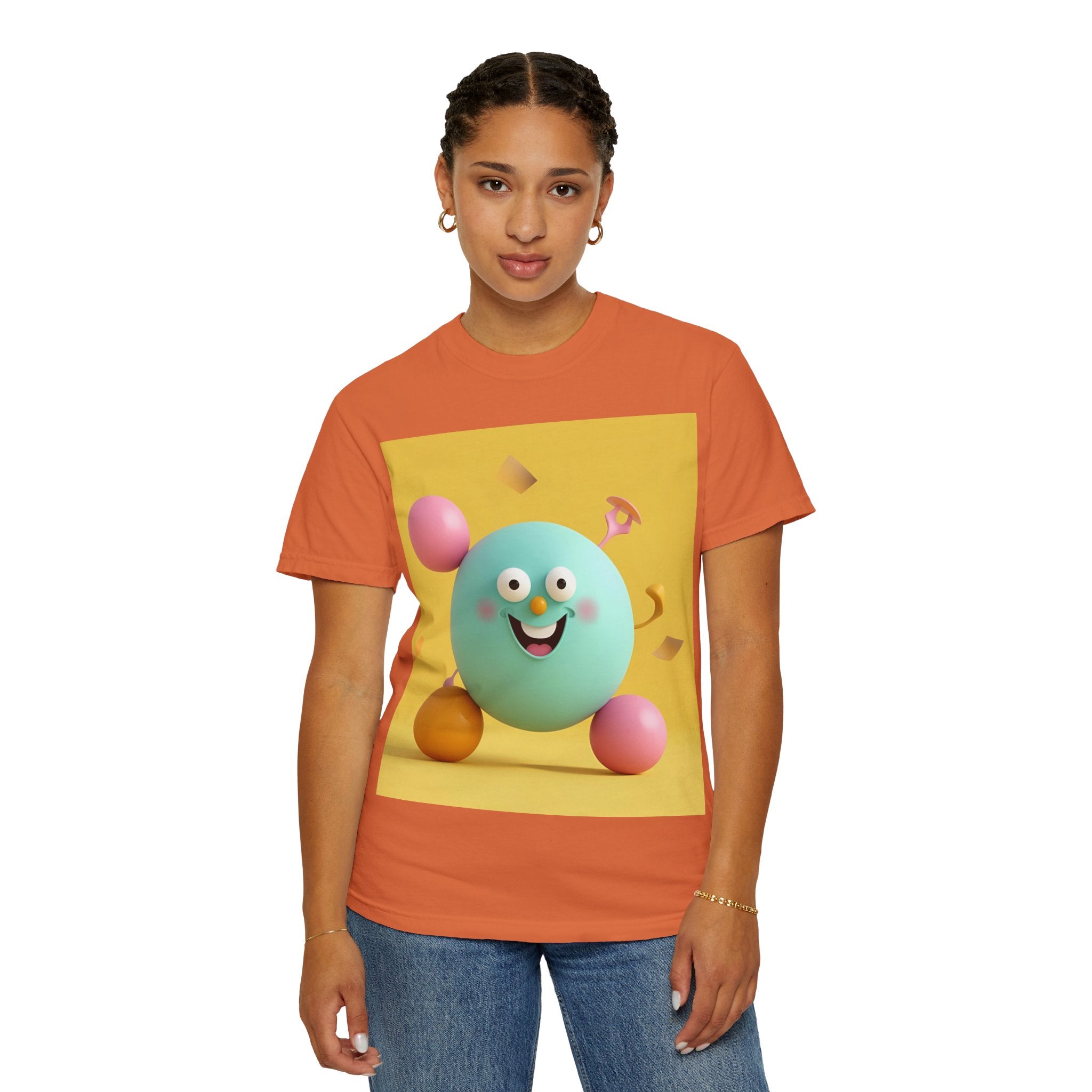 Playful Colorful Cartoon T-Shirt for Fun-Loving Souls, Graphic Tee, Gift for Kids & Adults, Birthday Party Outfit, Casual Wear, Housewarming Gift