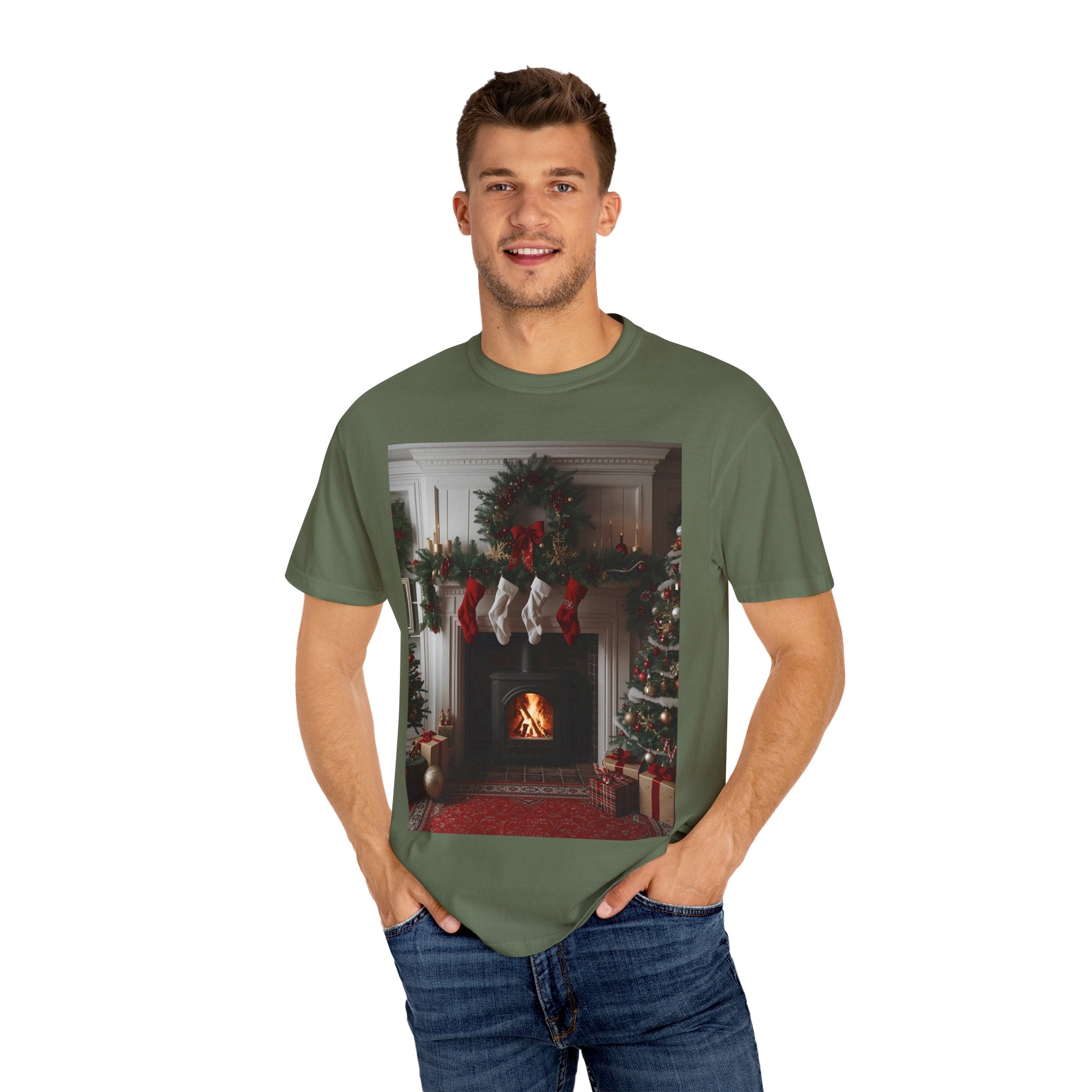 Cozy Holiday T-Shirt, Christmas Tee, Casual Winter Shirt, Family Gathering Outfit, Unisex Festive Apparel