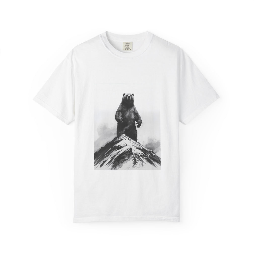 Bear Mountain Snow Unisex Garment-Dyed T-shirt