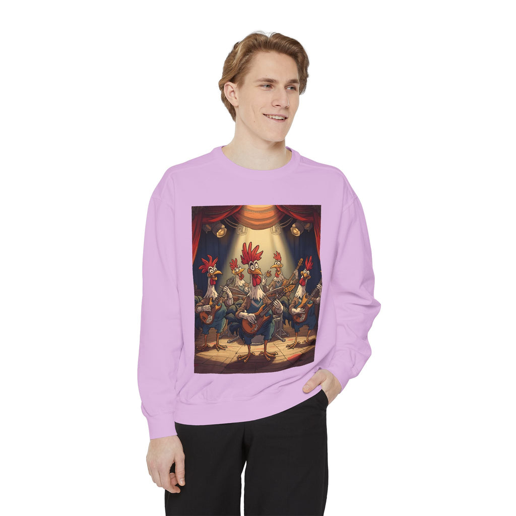 Chicken Funny Unisex Garment-Dyed Sweatshirt