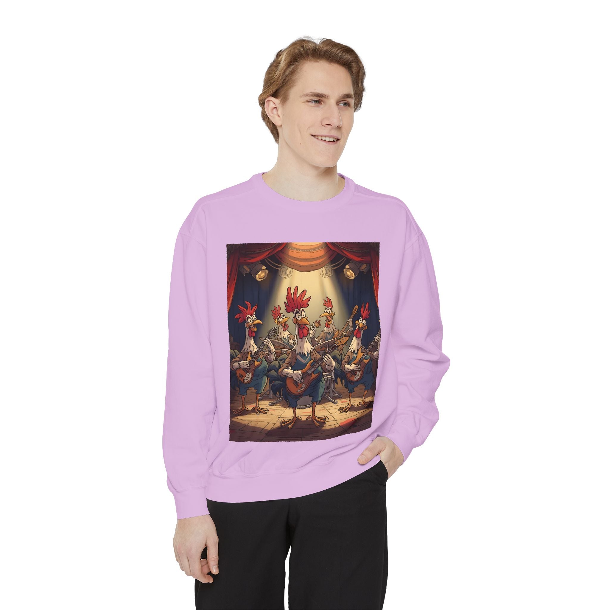 Chicken Funny Unisex Garment-Dyed Sweatshirt