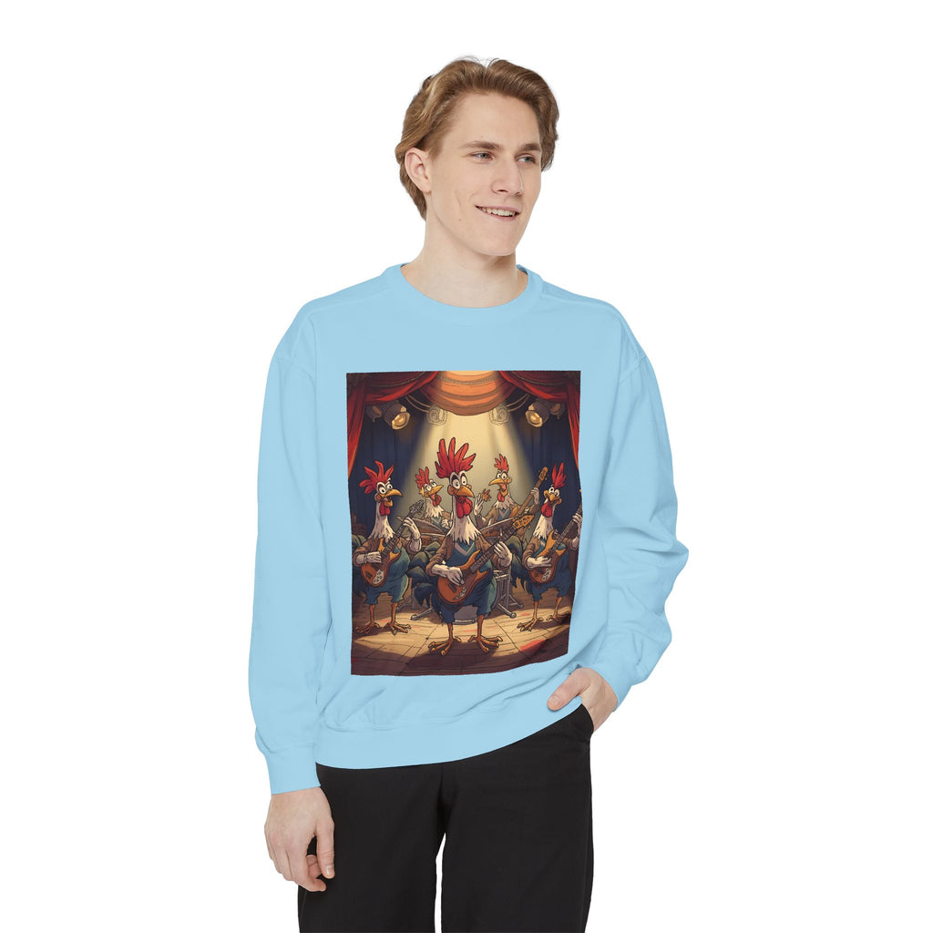 Chicken Funny Unisex Garment-Dyed Sweatshirt