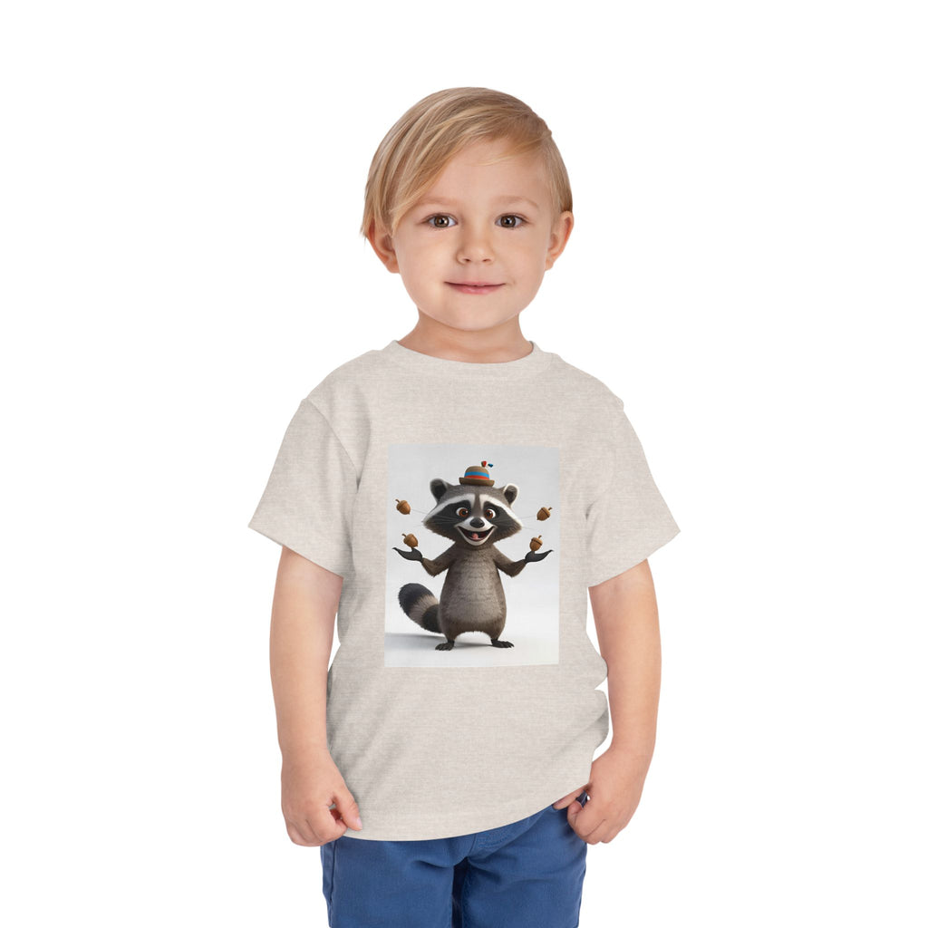 Raccoon Toddler Short Sleeve Tee