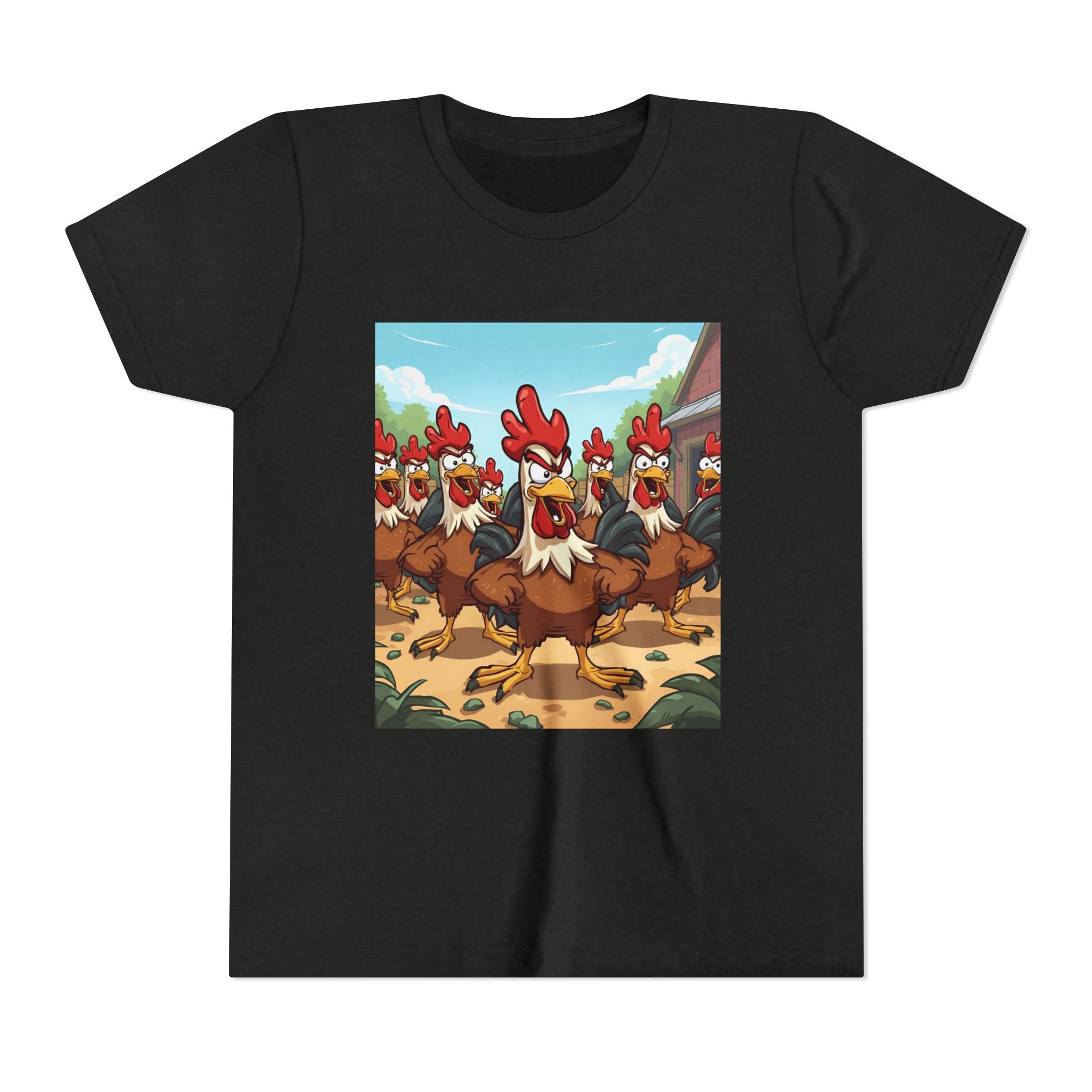 Chicken Funny Youth Short Sleeve Tee