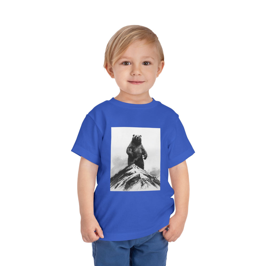 Bear Mountain Snow Toddler Short Sleeve Tee