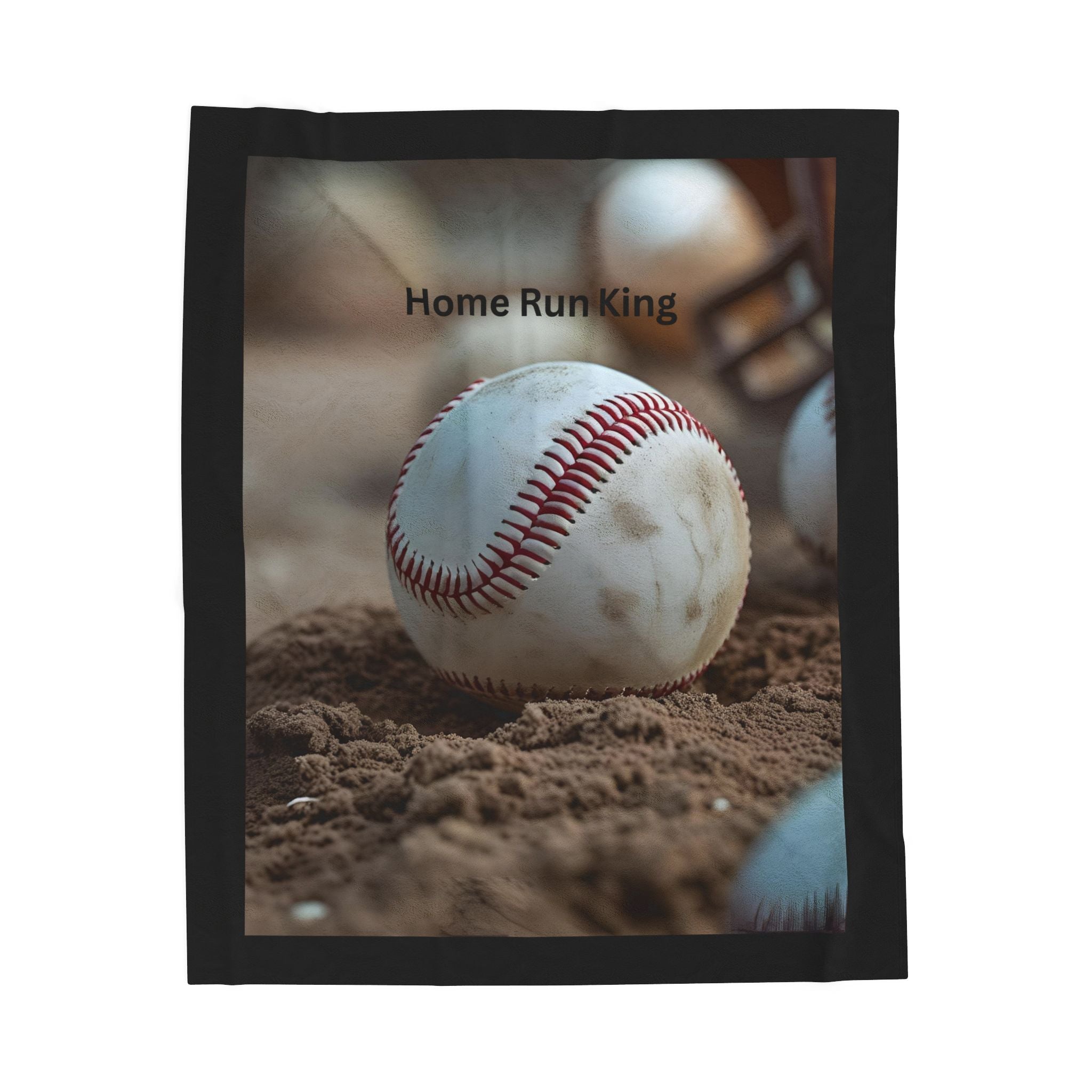 Homerun King Velveteen Plush Blanket