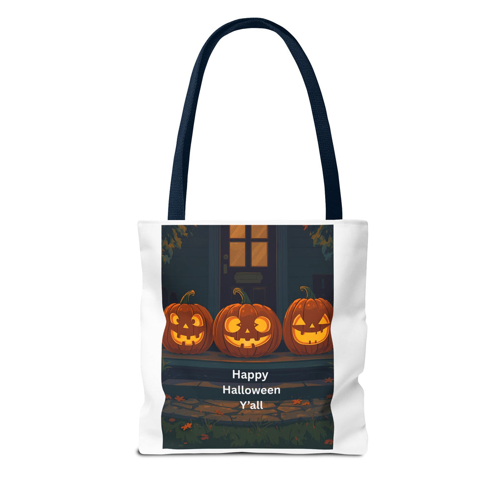 Spooky Halloween Tote Bag, Trick-or-Treat Bag, Pumpkin Bag, Fall Tote, Festive Grocery Bag, Halloween Decor