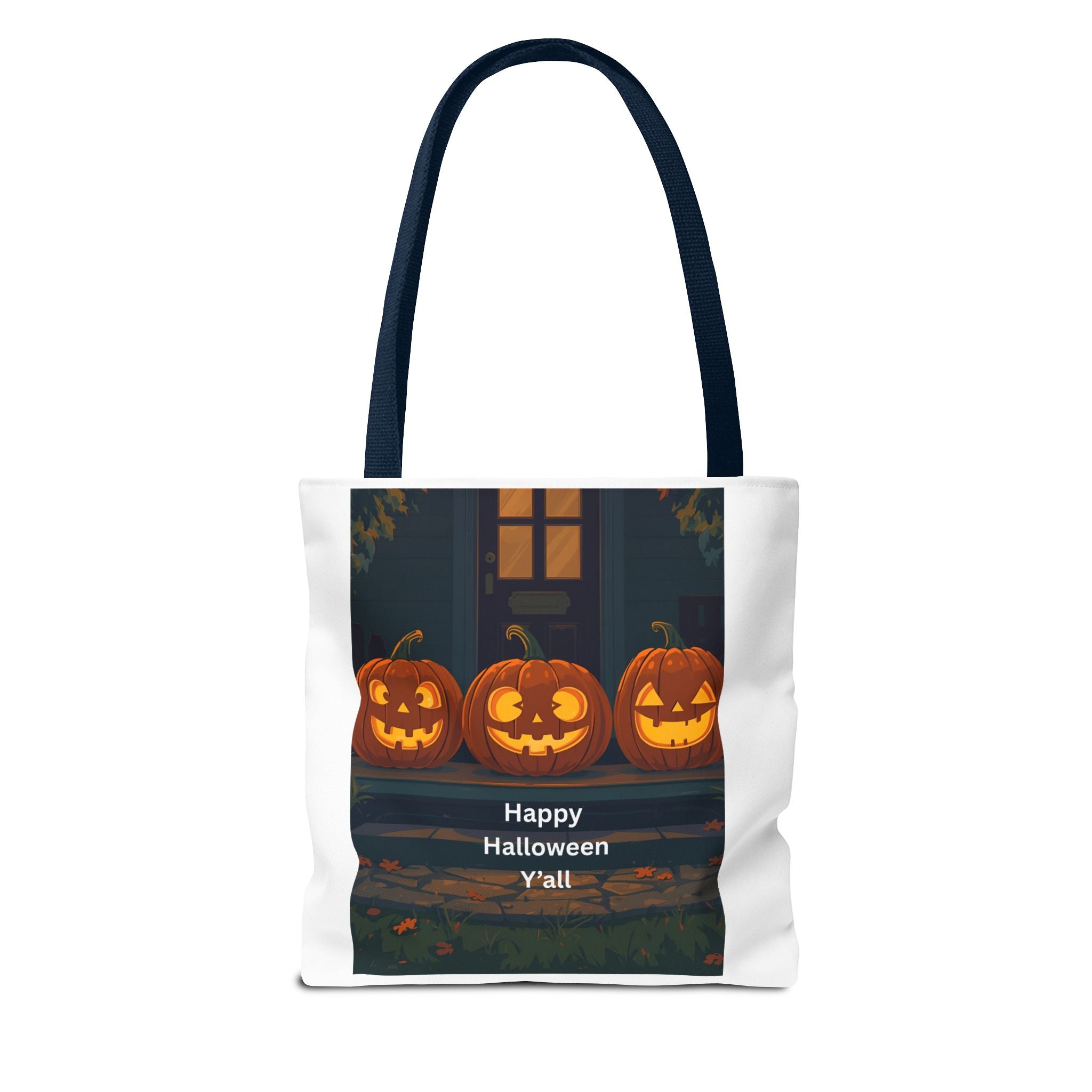 Spooky Halloween Tote Bag, Trick-or-Treat Bag, Pumpkin Bag, Fall Tote, Festive Grocery Bag, Halloween Decor