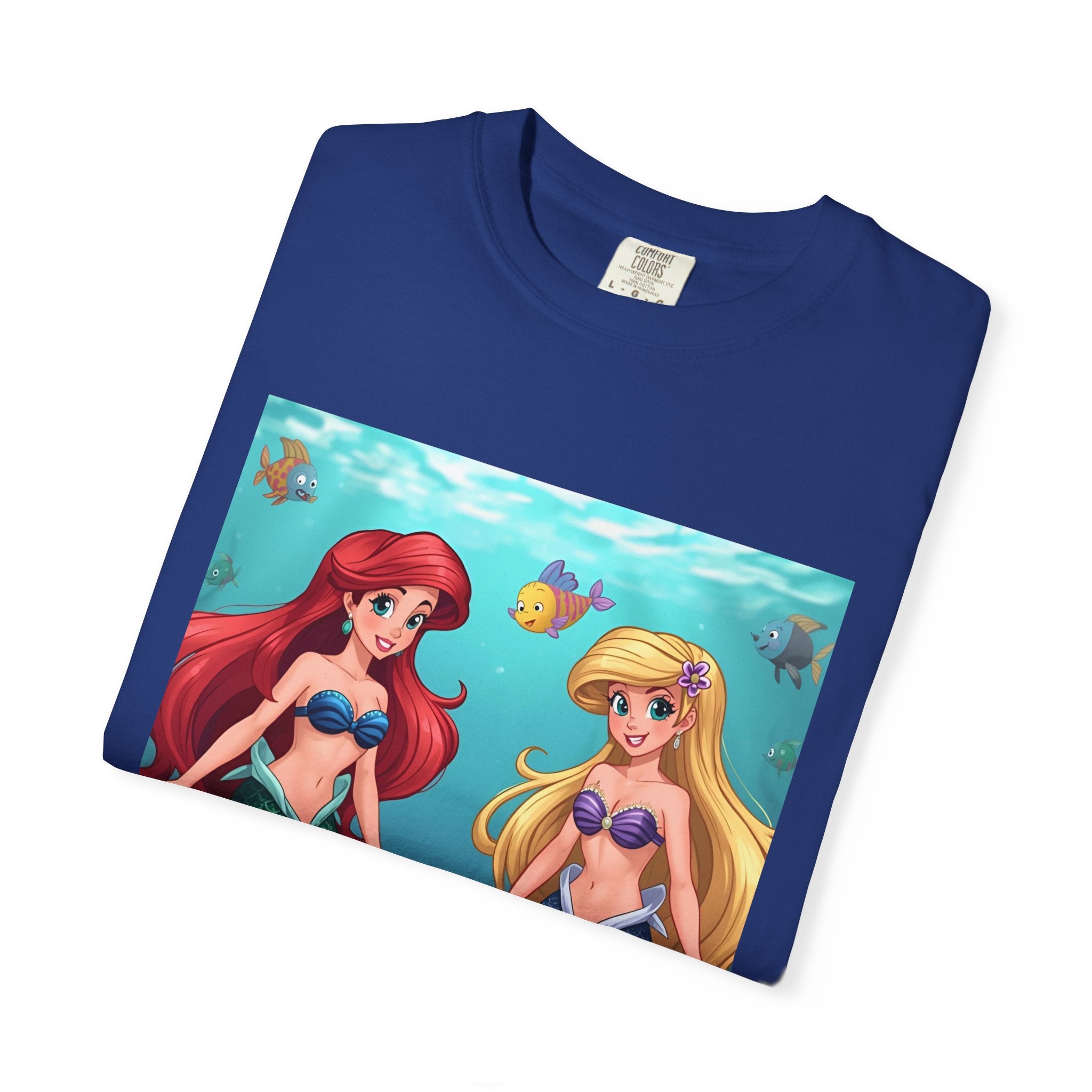 Mermaid Unisex Garment-Dyed T-shirt