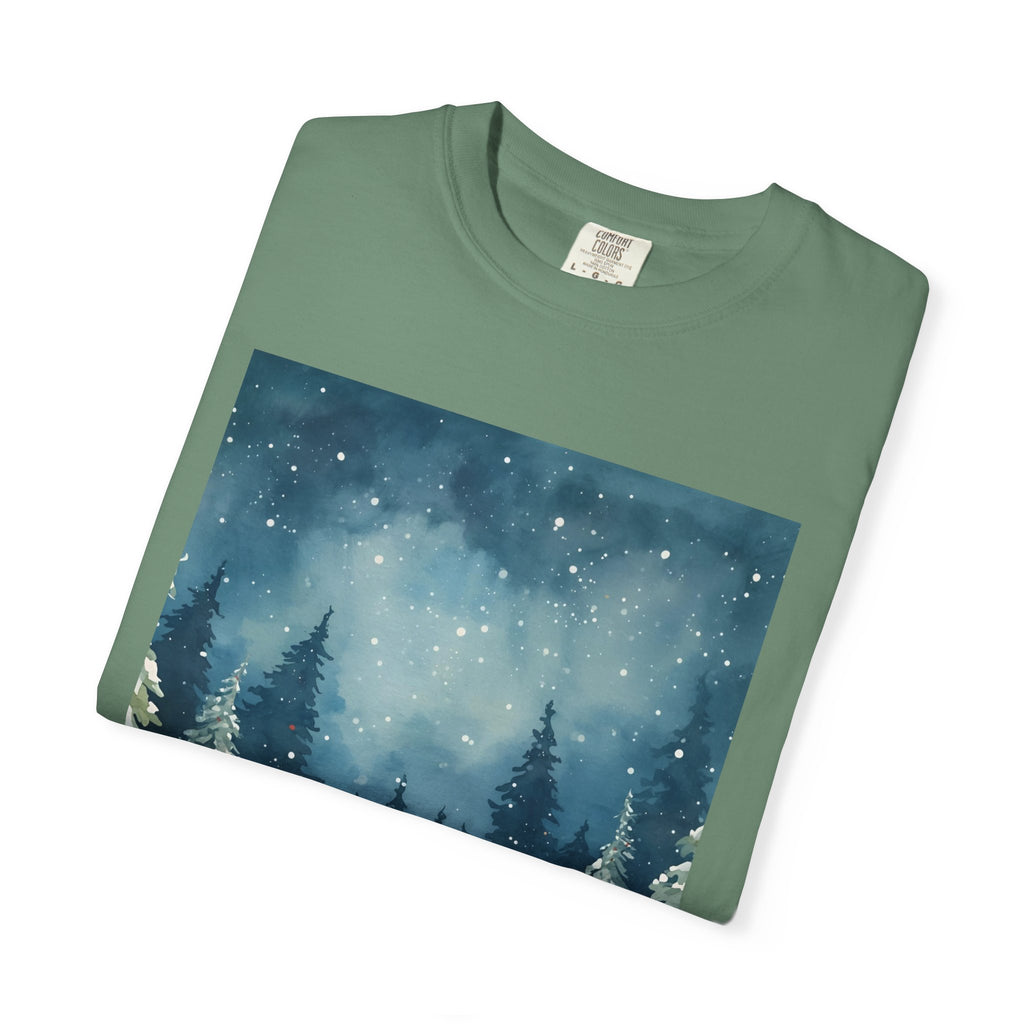 Winter Wonderland T-Shirt, Holiday Gift, Unisex Tee, Cozy Winter Apparel, Snowy Scene Shirt, Christmas Fashion