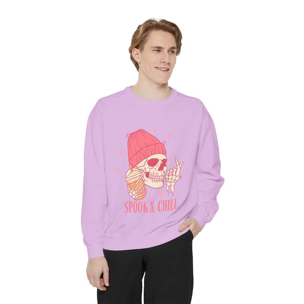 Spook & Chill Unisex Garment-Dyed Sweatshirt