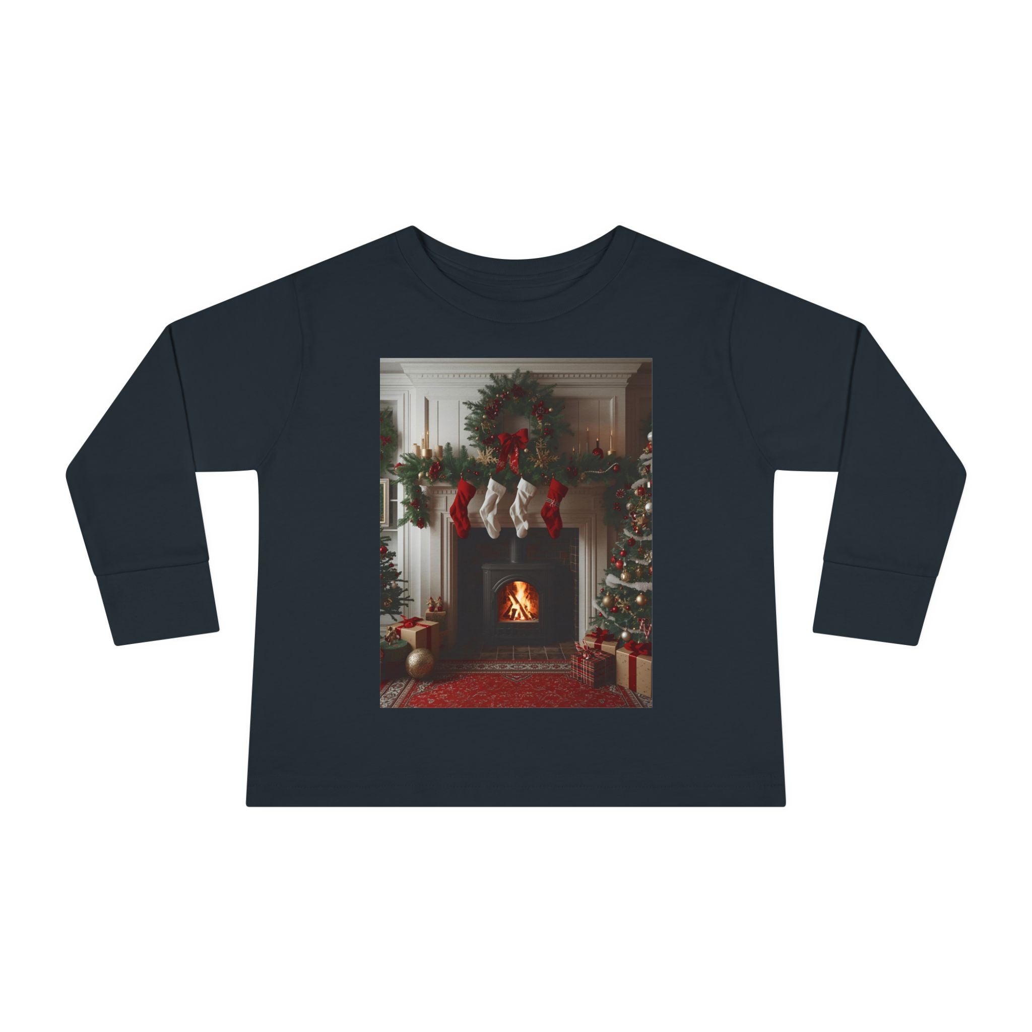 Cozy Christmas Toddler Long Sleeve Tee