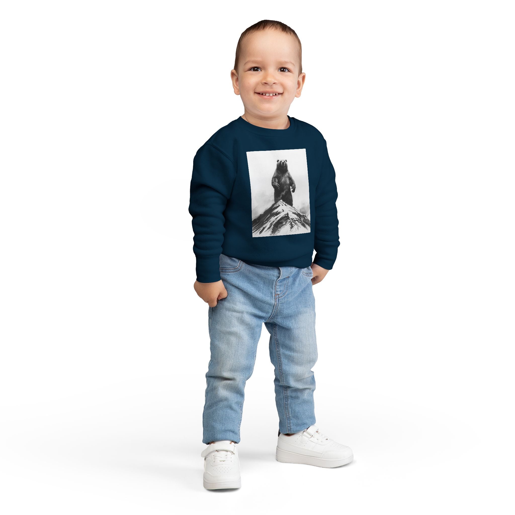 Bear Mountain Snow Toddler Sweatshirt