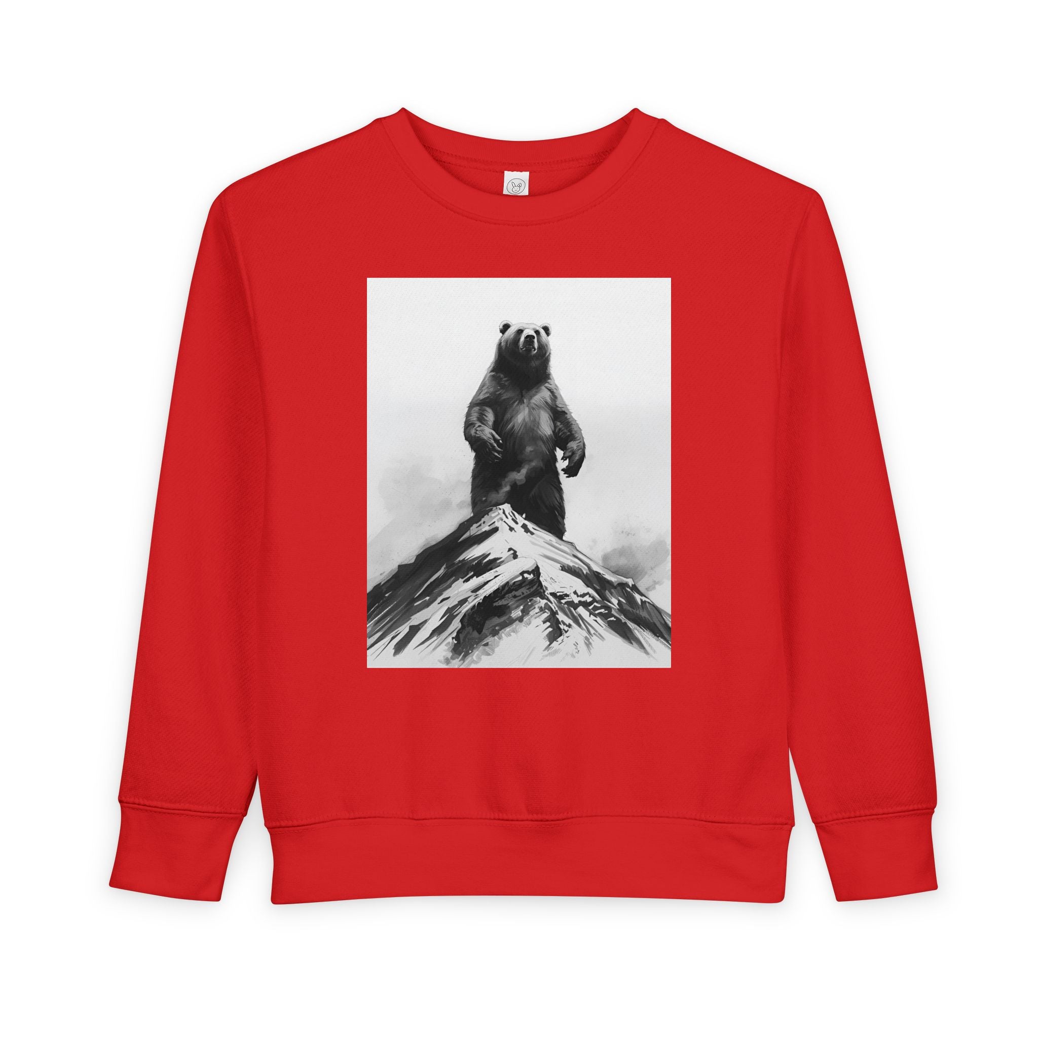 Bear Mountain Snow Toddler Sweatshirt