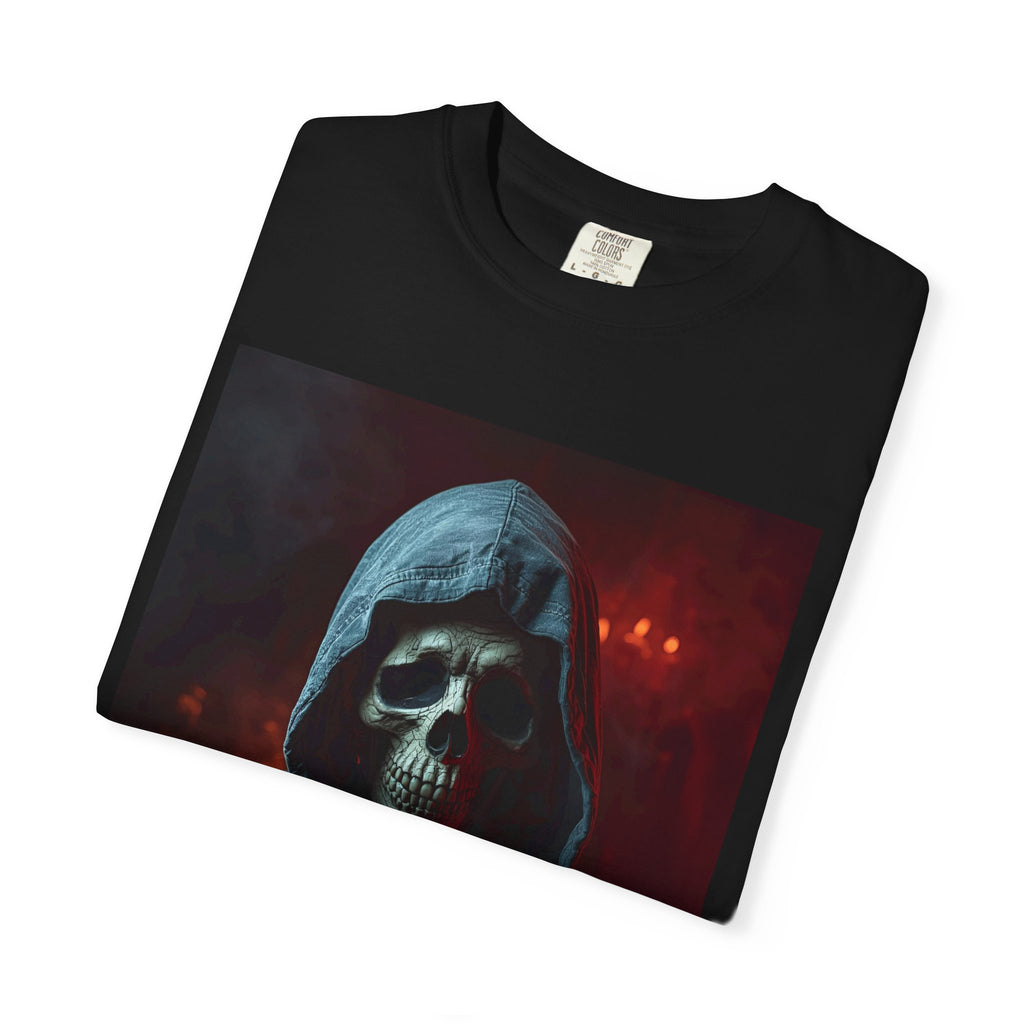 Gothic Skull T-Shirt | Unisex Vintage Tee, Halloween Shirt, Edgy Graphic Top, Unique Gift for Him/Her, Urban Style Wear