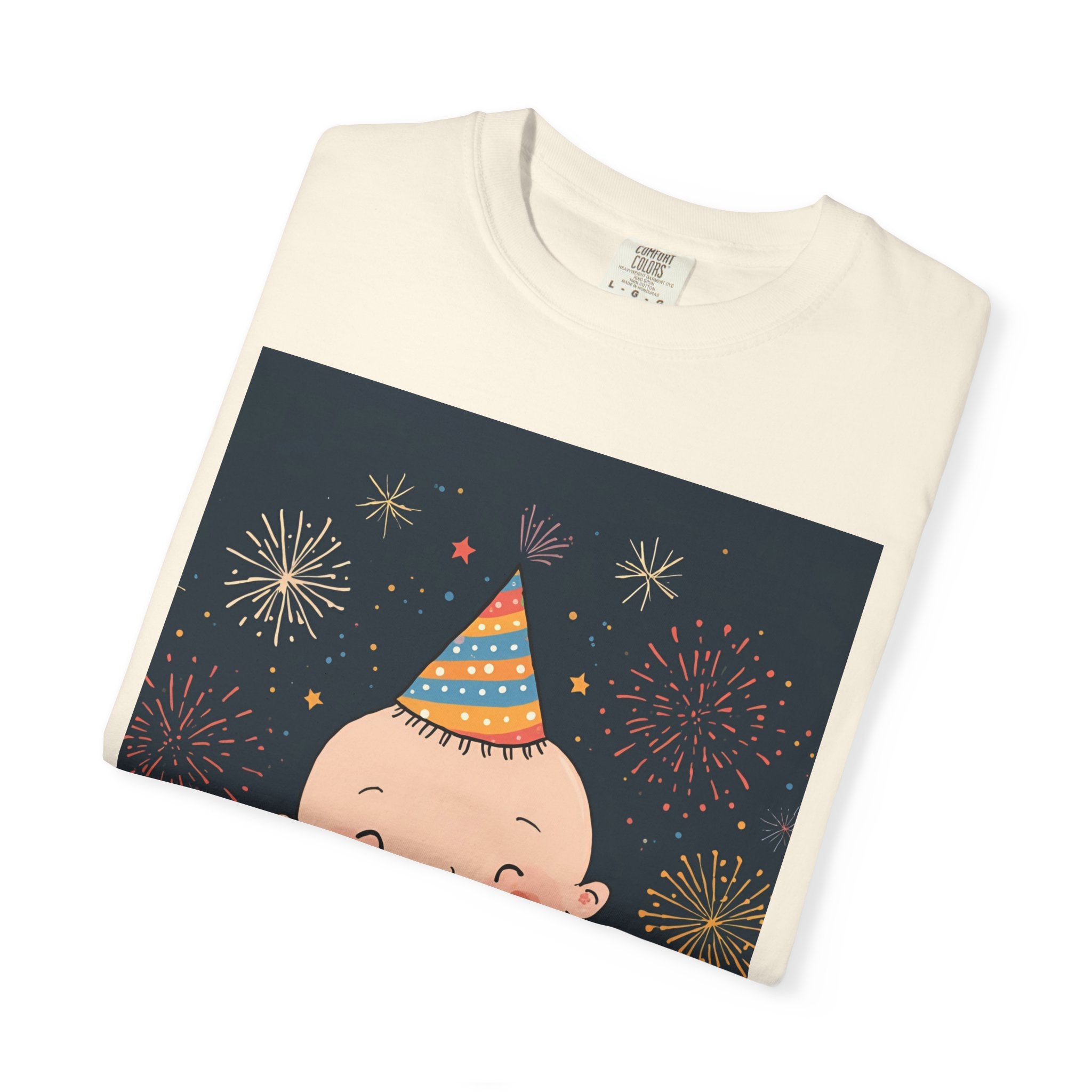 New Year's Baby T-Shirt, Unisex Celebration Tee, Funny New Year Party Shirt, Cute Baby Gift, Holiday Humor Apparel