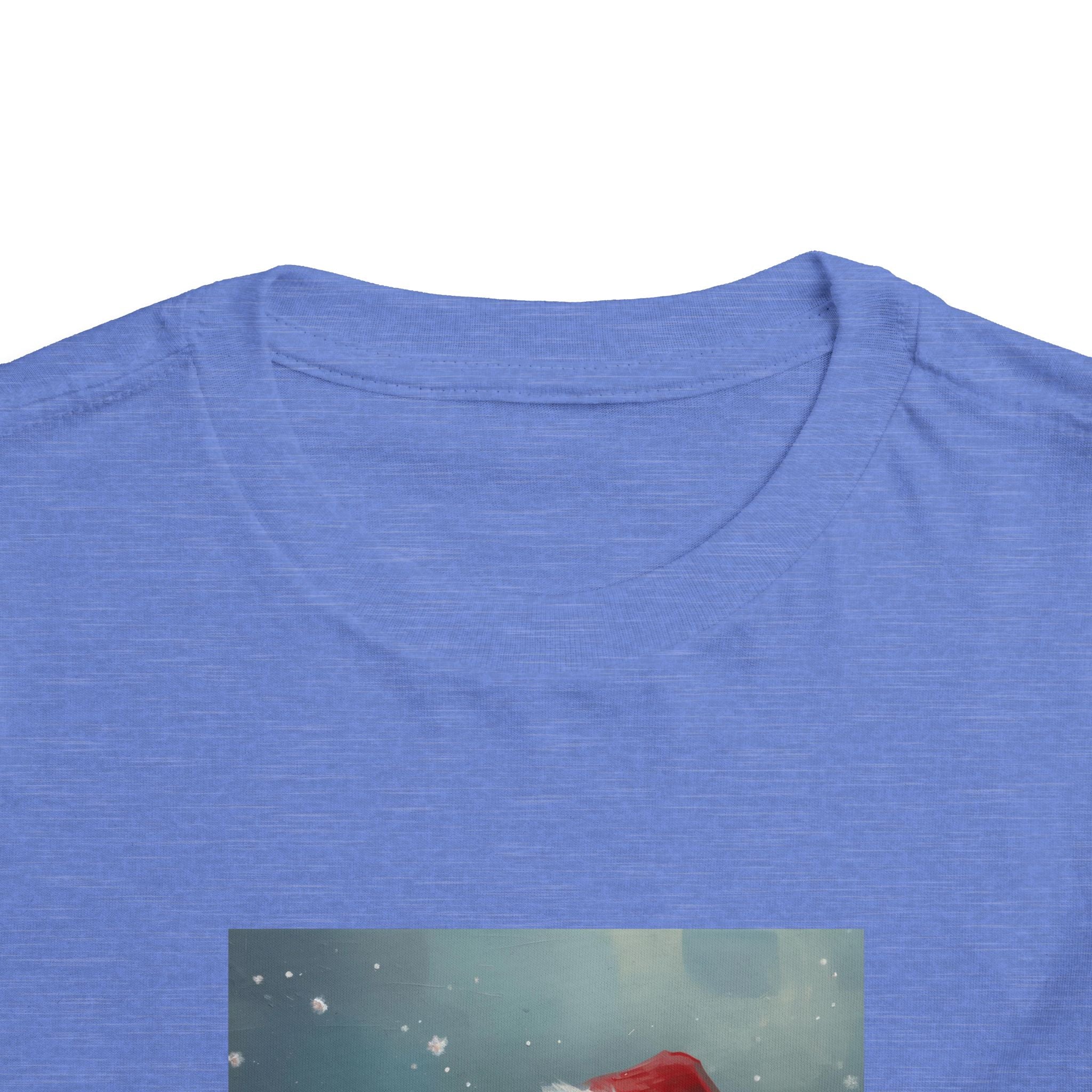 Cute Christmas Bear Toddler Short Sleeve Tee