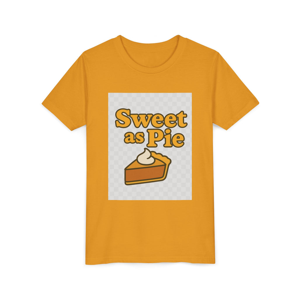 Sweet as Pie Youth Tee - Cute Dessert Graphic T-Shirt for Kids