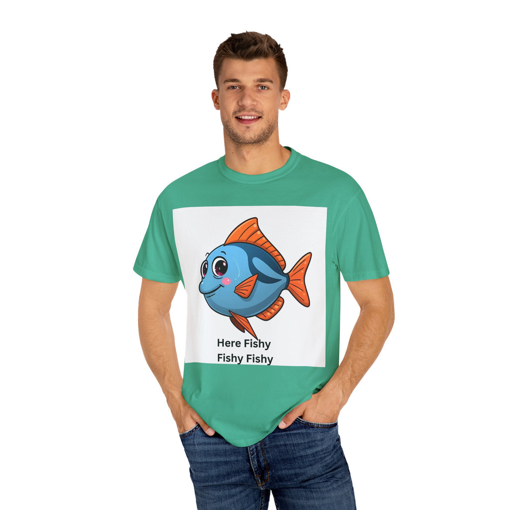 Fishy Fishy Fishy Unisex Garment-Dyed T-shirt