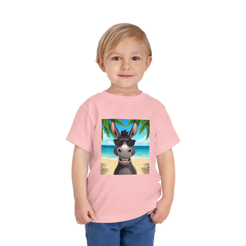 Donkey Beach Vibe Toddler Short Sleeve Tee