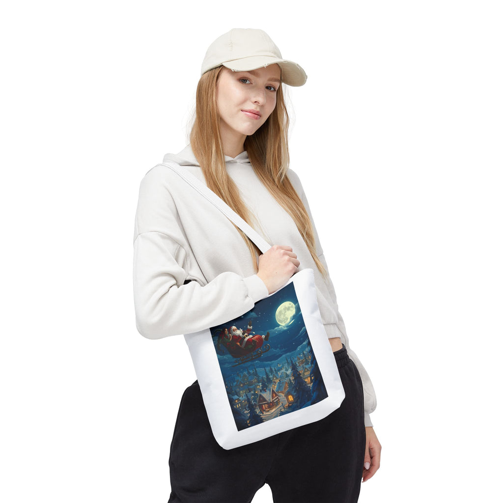 Christmas Santa Sleigh Tote Bag (AOP)