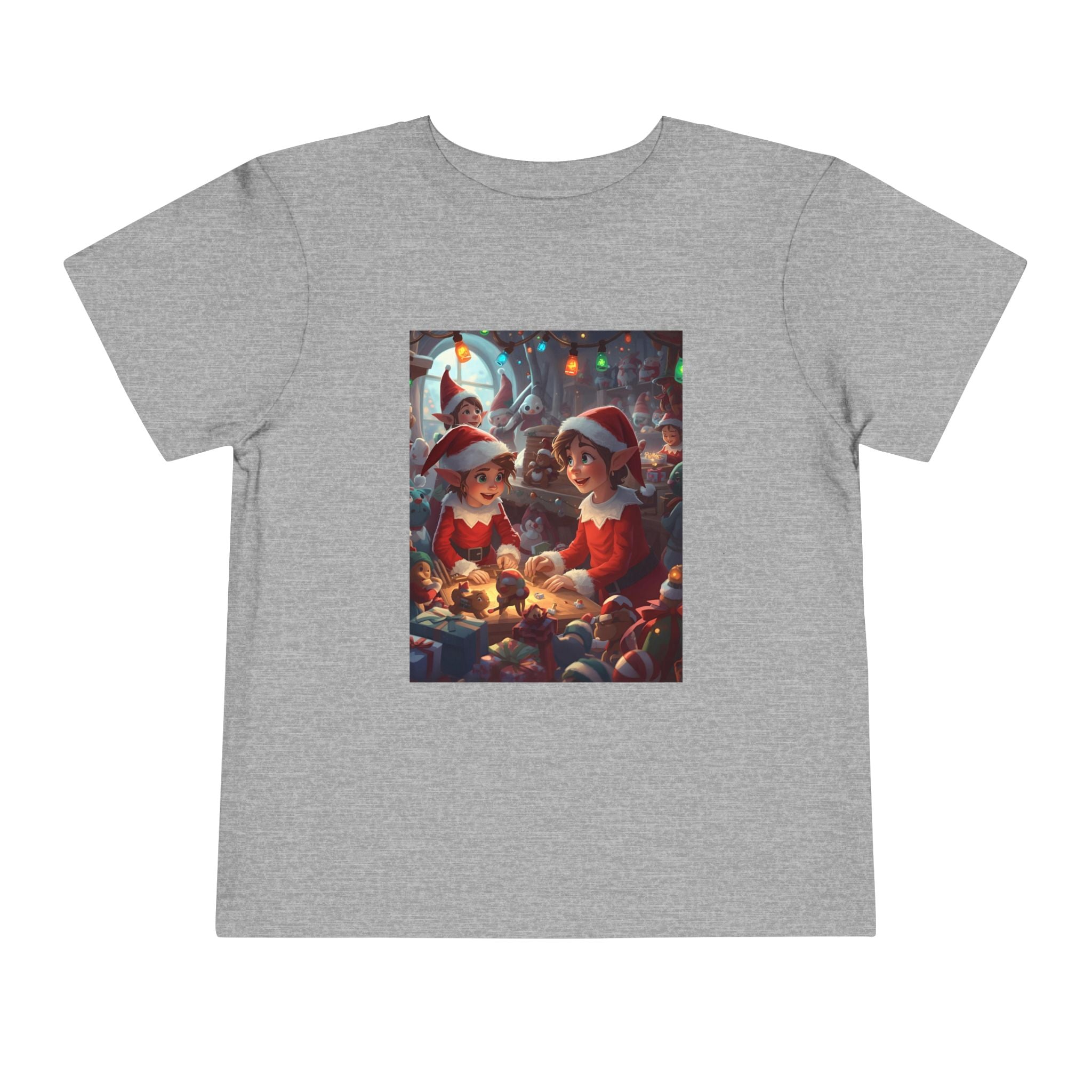 Christmas Toddler Tee, Cute Holiday Shirt, Elf Design, Kids Christmas Outfit, Fun Xmas Gift, Toddler Apparel